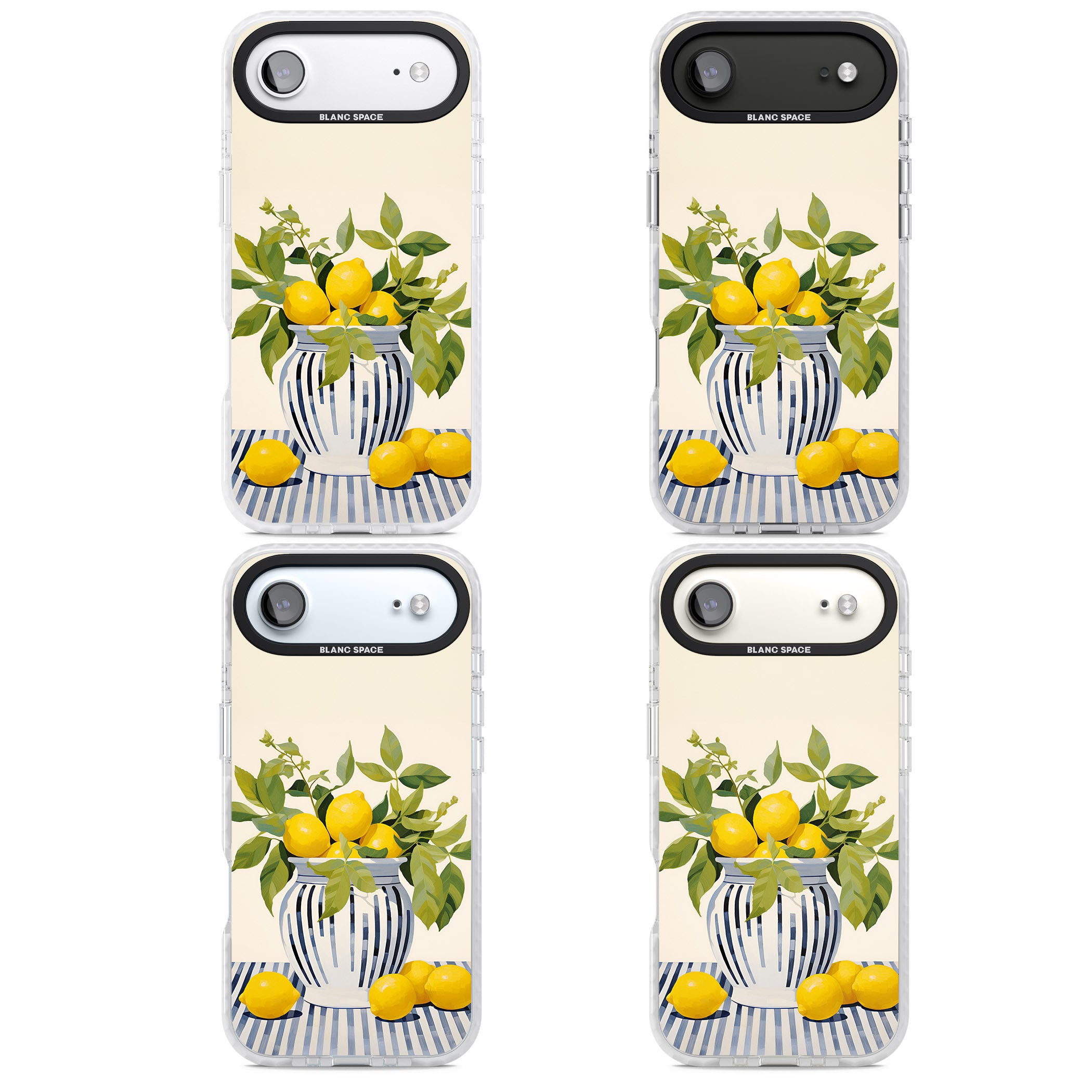 Lemon Plant Vase iPhone 17 Air Impact Clear Phone Case APT Impact Protection