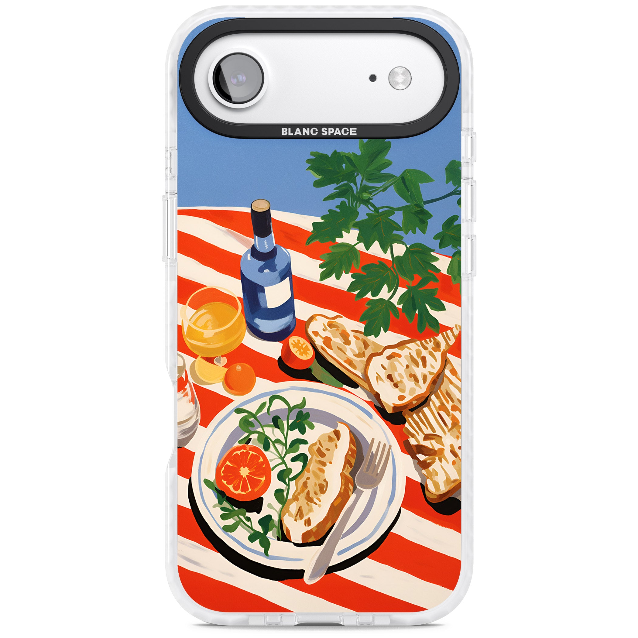 Mediterranean Lunch Table iPhone 17 Air Impact Clear Phone Case