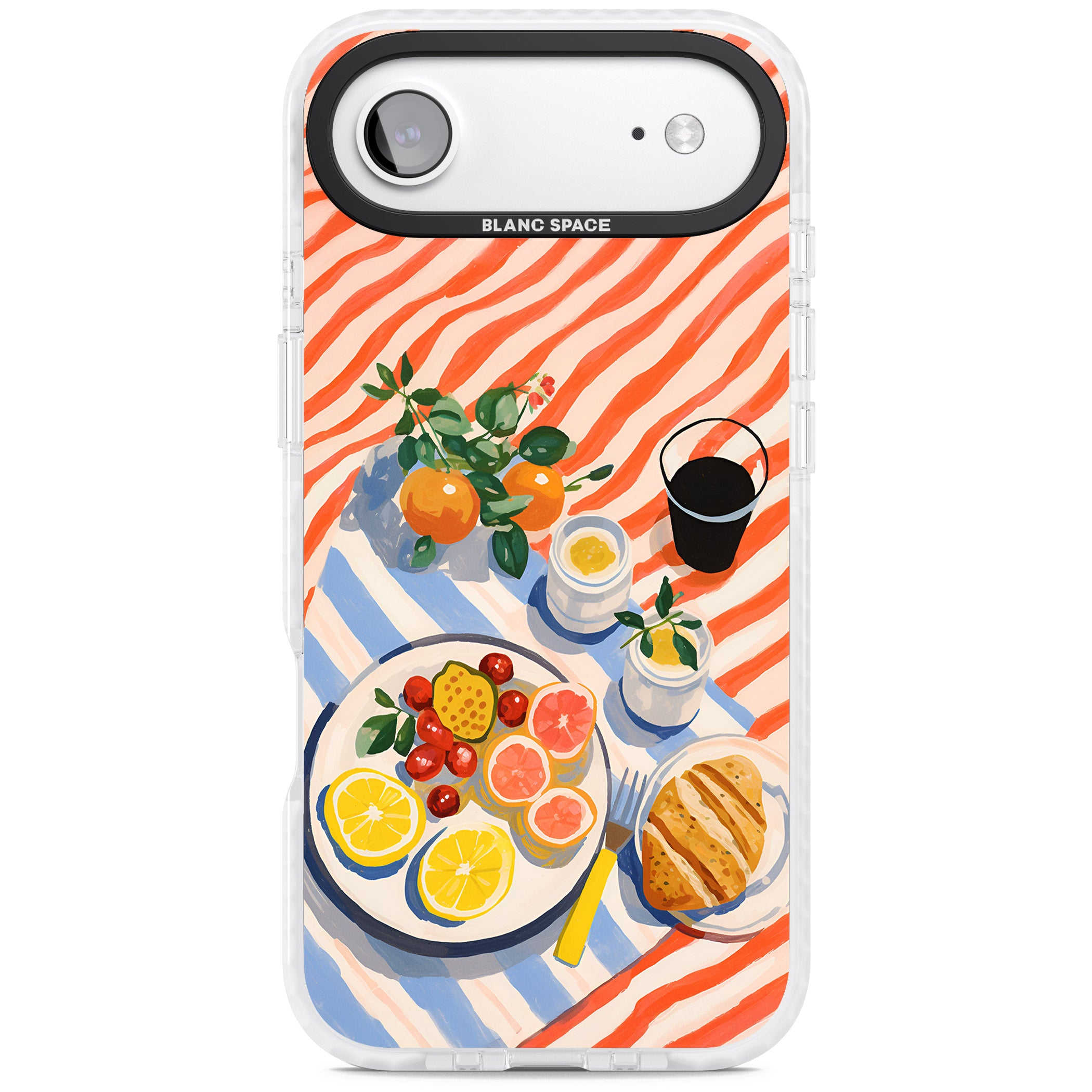 Citrus Picnic iPhone 17 Air Impact Clear Phone Case