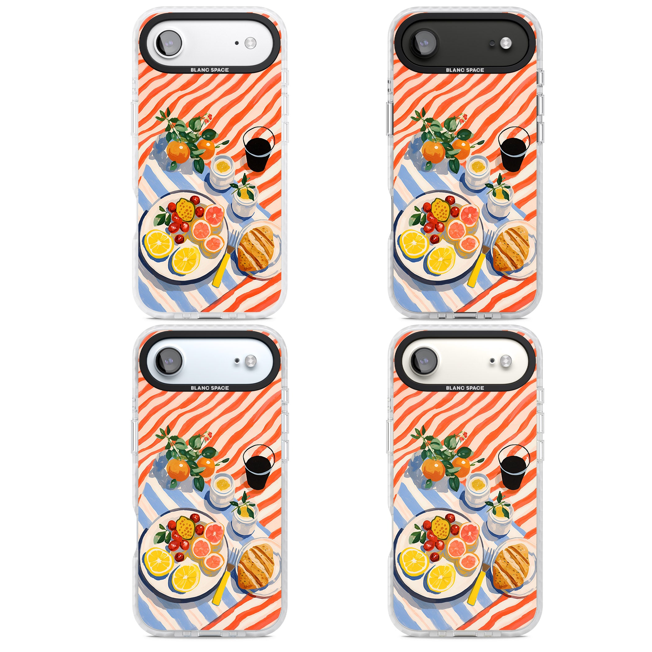 Citrus Picnic iPhone 17 Air Impact Clear Phone Case APT Impact Protection