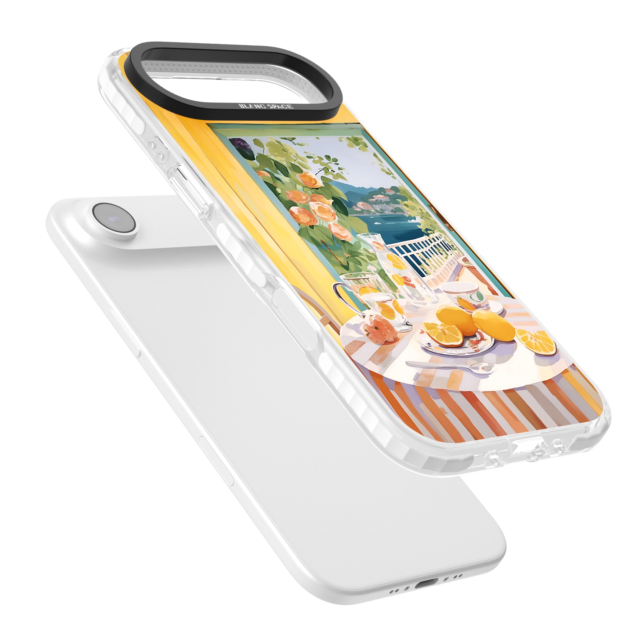 Amalfi Breakfast Balcony iPhone 17 Air Impact Clear Phone Case Colours