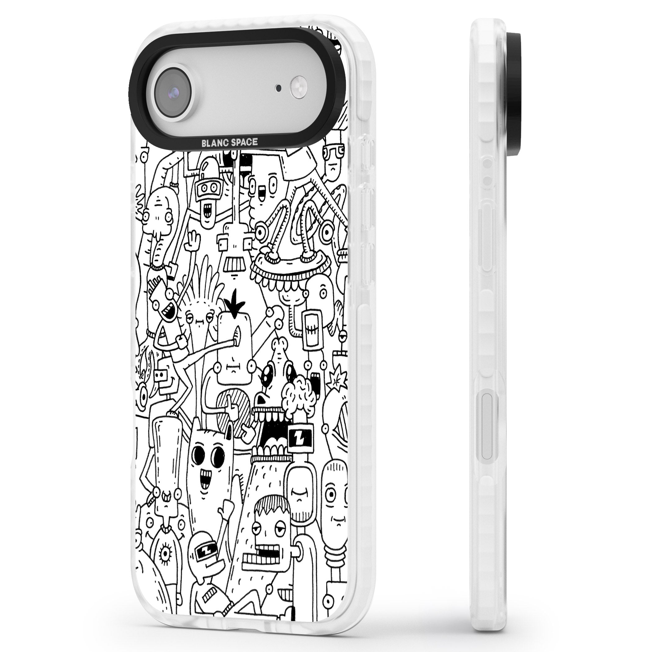 Stack Original iPhone 17 Air Impact Clear Phone Case Side Profile