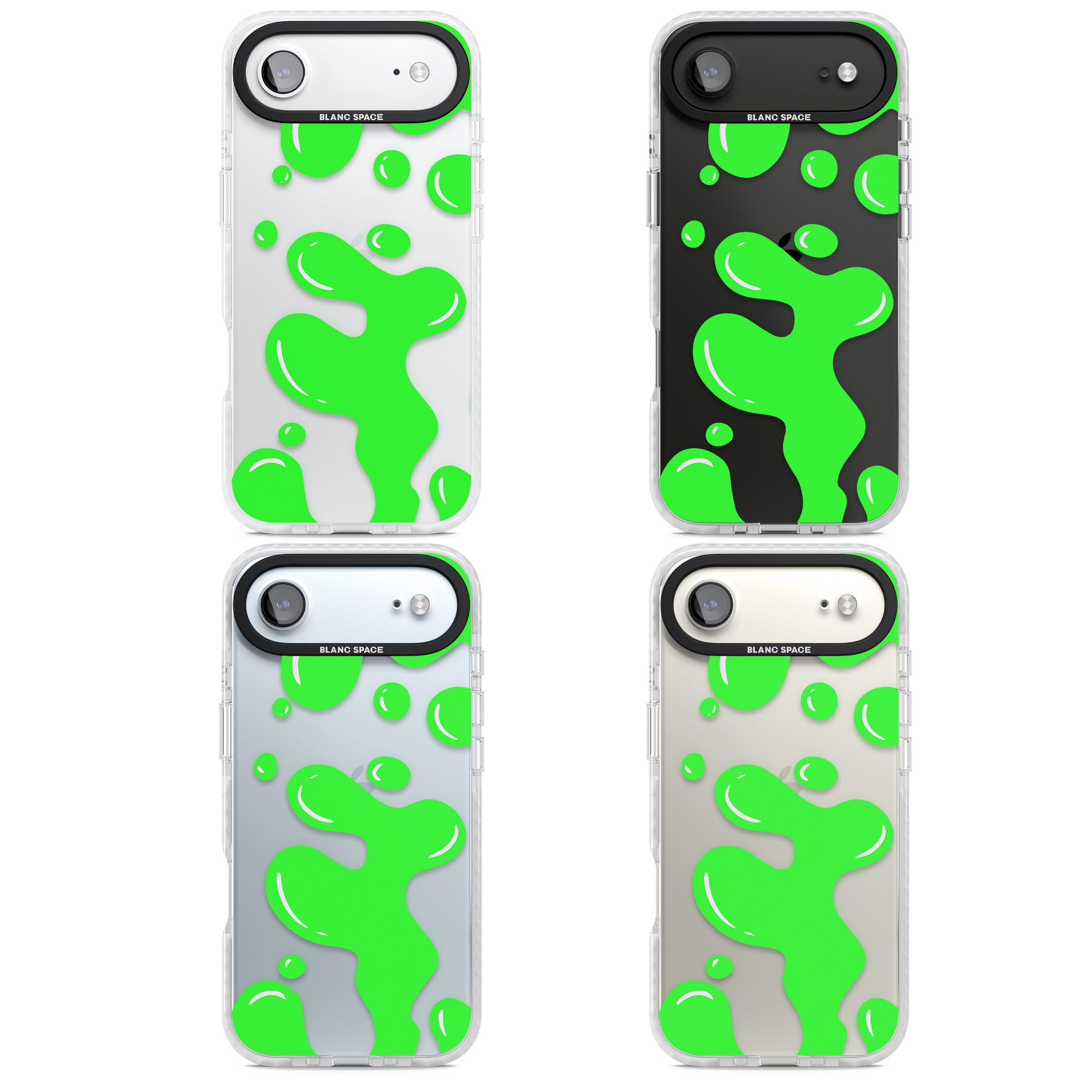 Green Lava Lamp iPhone 17 Air Impact Clear Phone Case APT Impact Protection