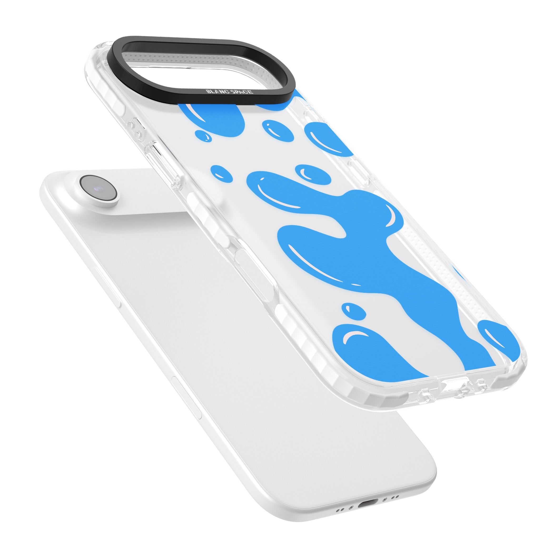 Blue Lava Lamp iPhone 17 Air Impact Clear Phone Case Colours