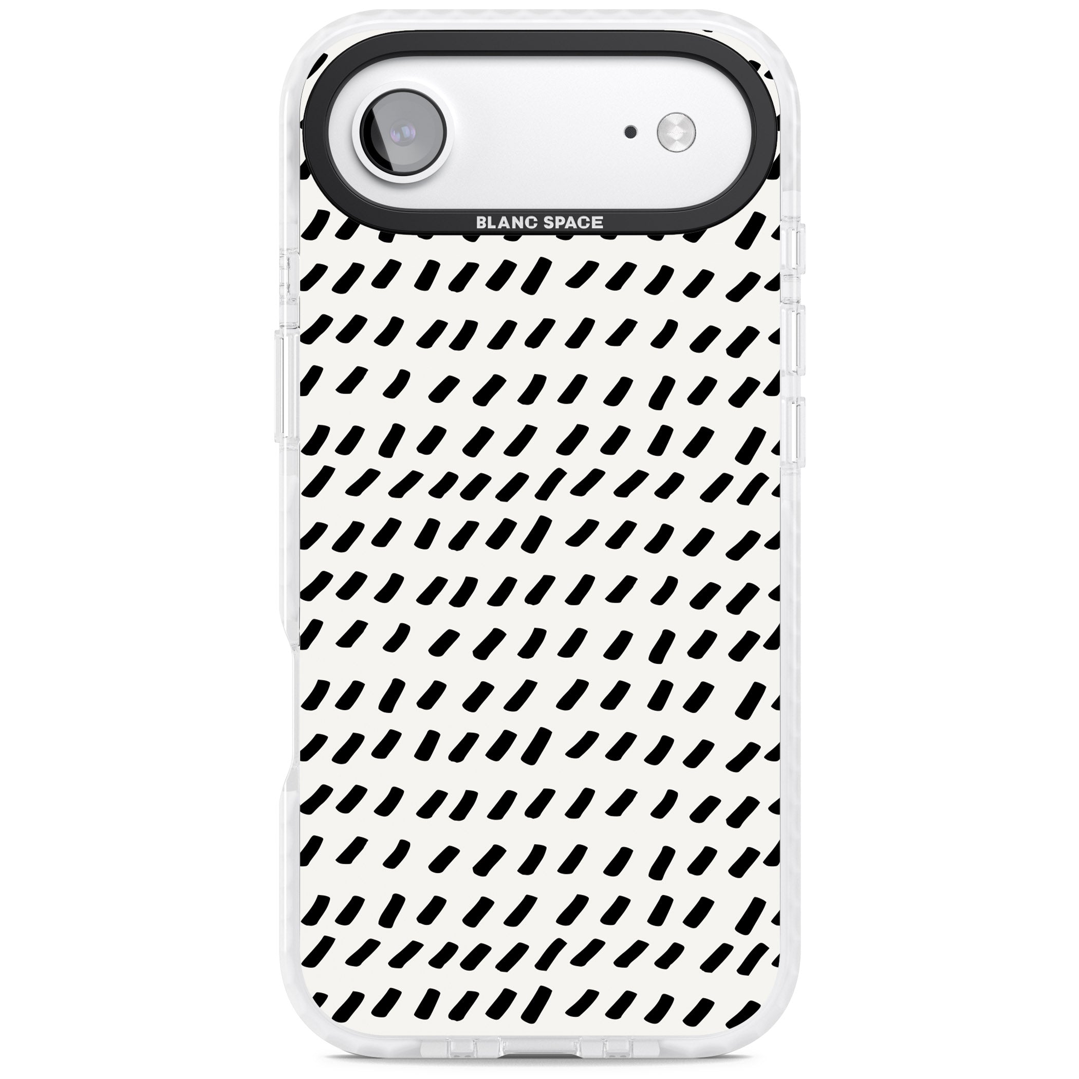 Hand Drawn Lines Pattern iPhone 17 Air Impact Pro Clear Phone Case