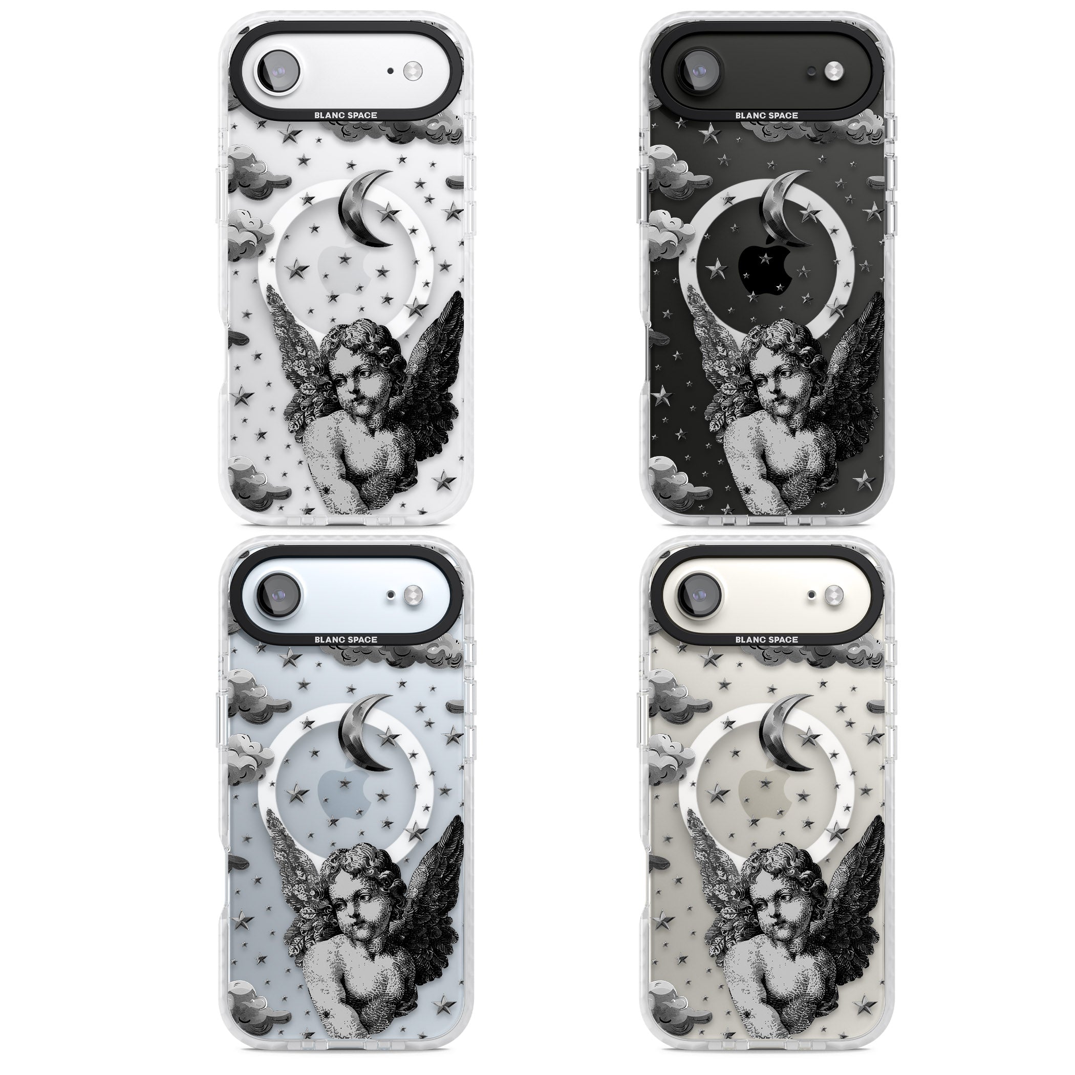 Celestial Cherub iPhone 17 Air Impact Pro Clear Phone Case APT Impact Protection