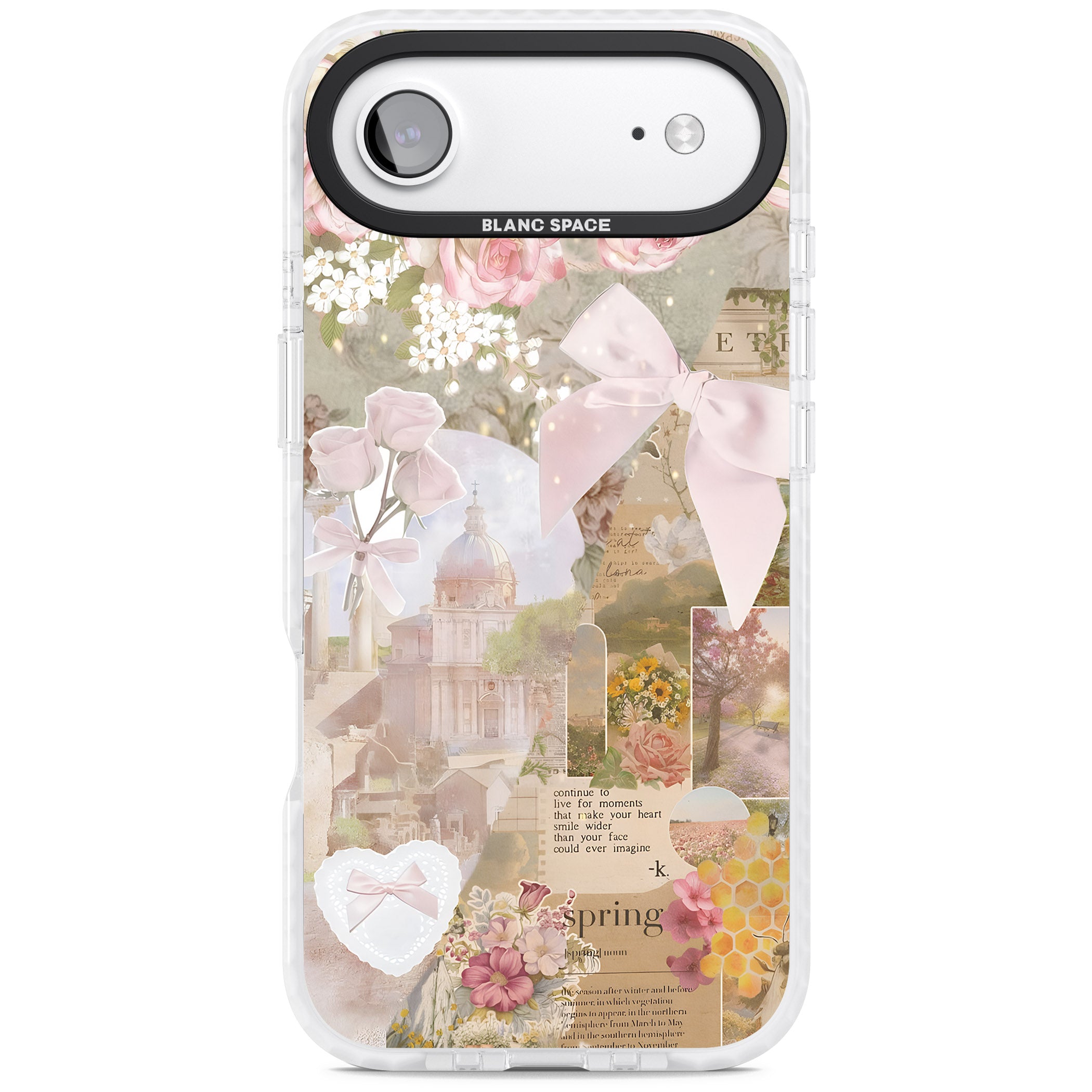 Coquette Collage iPhone 17 Air Impact Pro Clear Phone Case