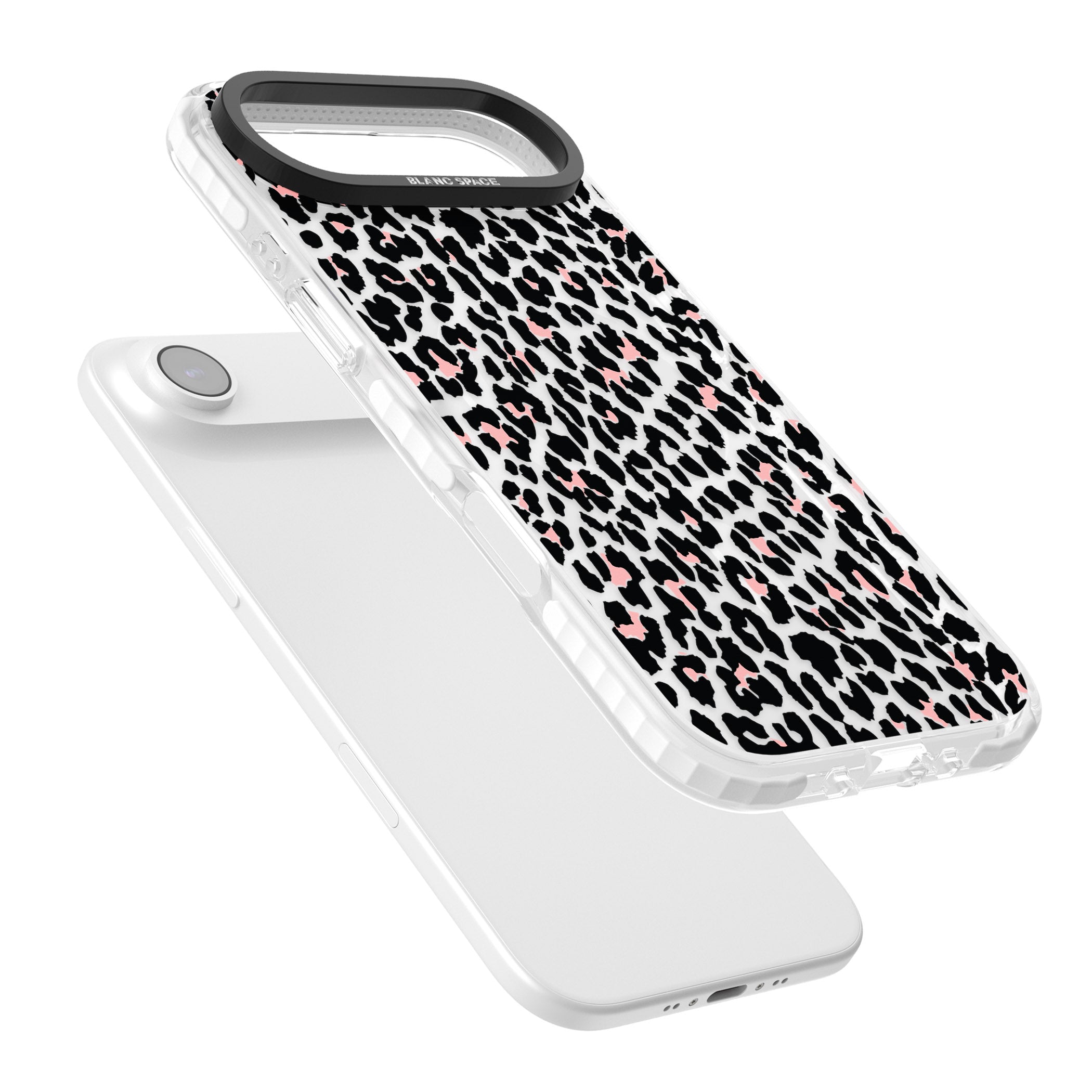 Pink Leopard Print iPhone 17 Air Impact Pro Clear Phone Case Colours
