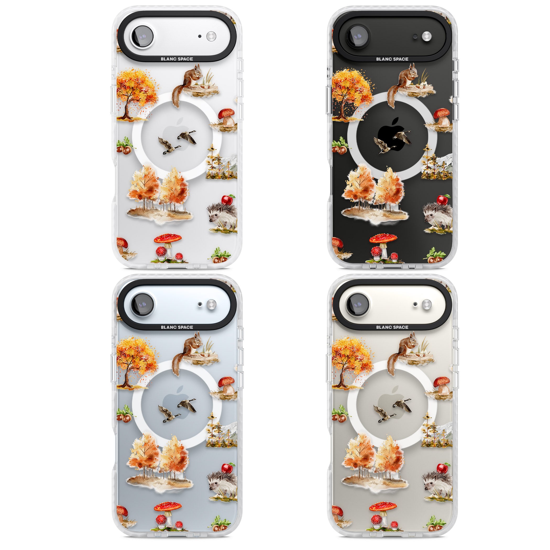 Fall Forest Friends iPhone 17 Air Impact Pro Clear Phone Case APT Impact Protection