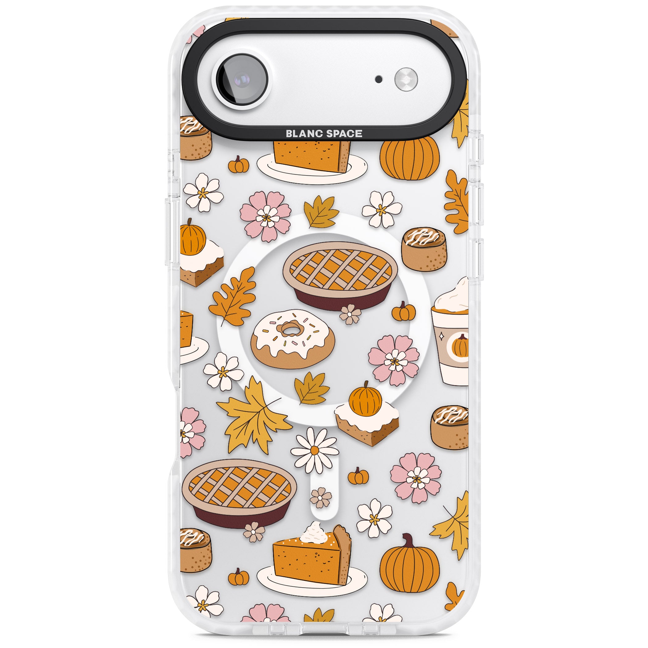 Pumpkin Pie Autumn Treats iPhone 17 Air Impact Pro Clear Phone Case