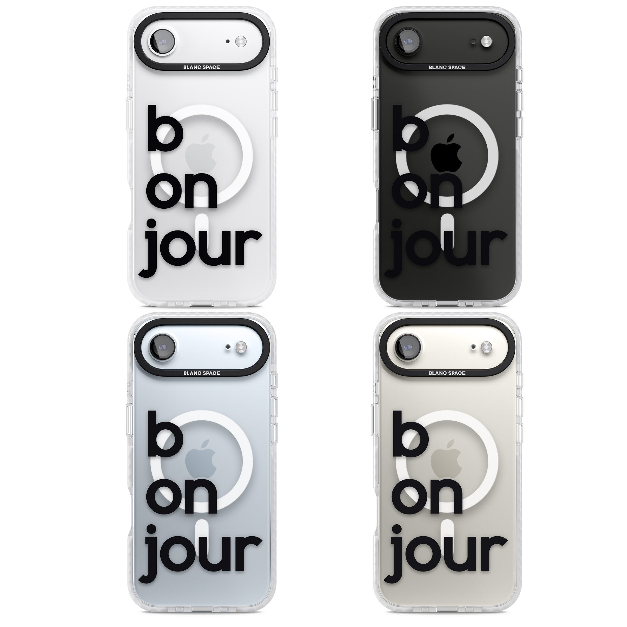 Bonjour iPhone 17 Air Impact Pro Clear Phone Case APT Impact Protection