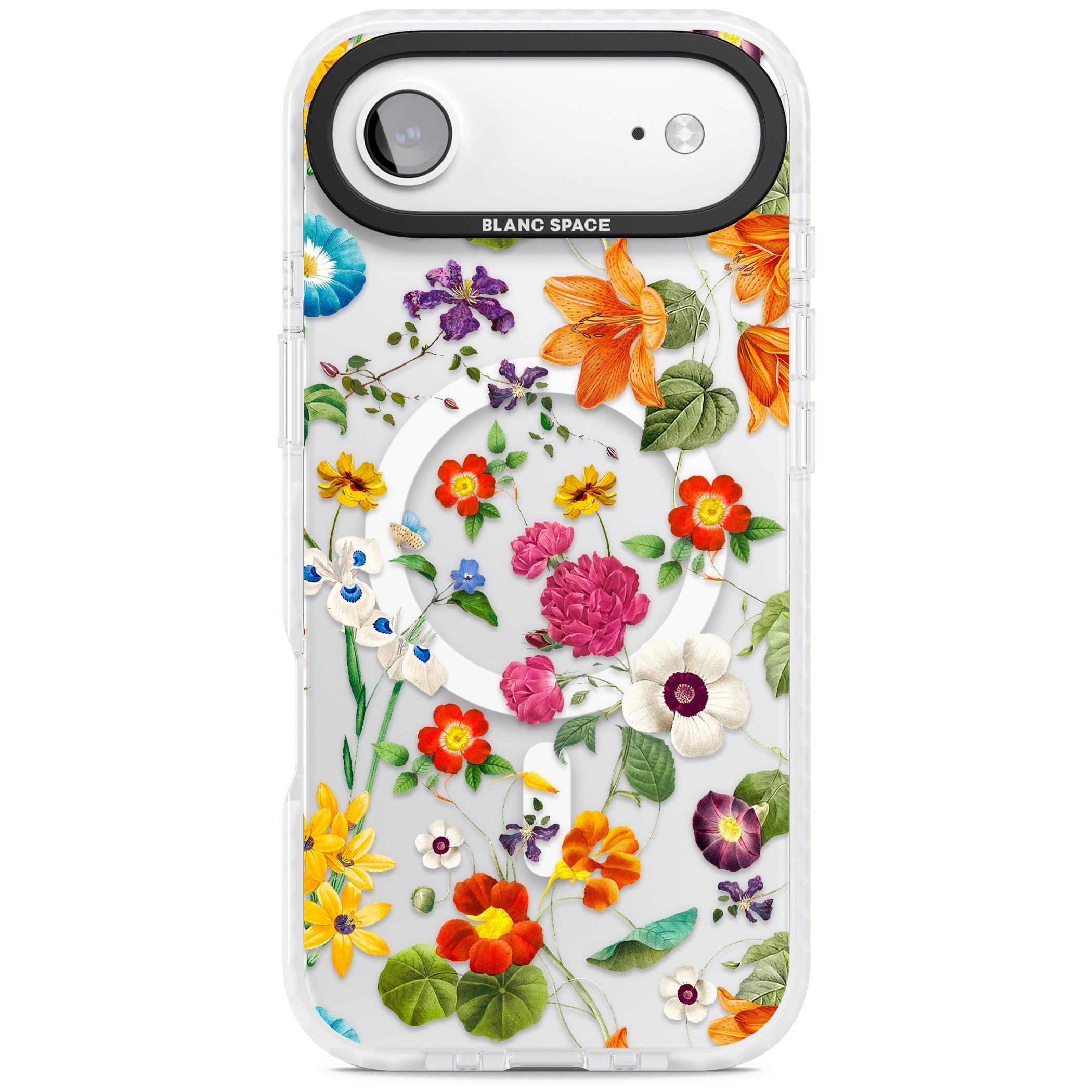 Whimsical Wildflowers iPhone 17 Air Impact Pro Clear Phone Case