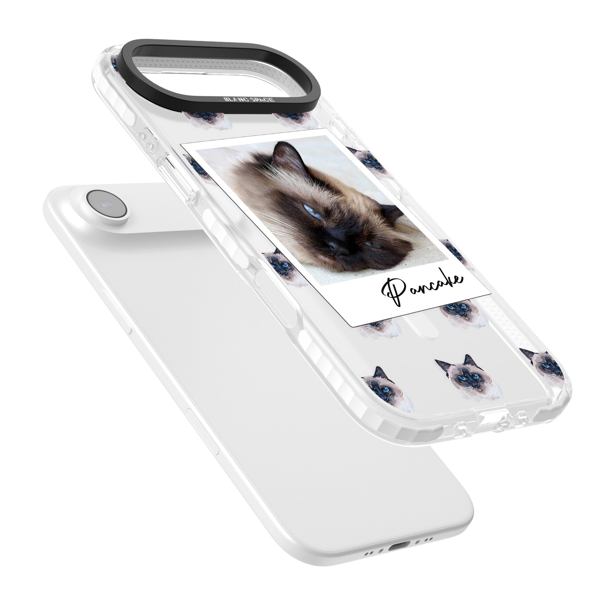 Personalised Burmese Cat Photo iPhone 17 Air Impact Pro Clear Phone Case Colours