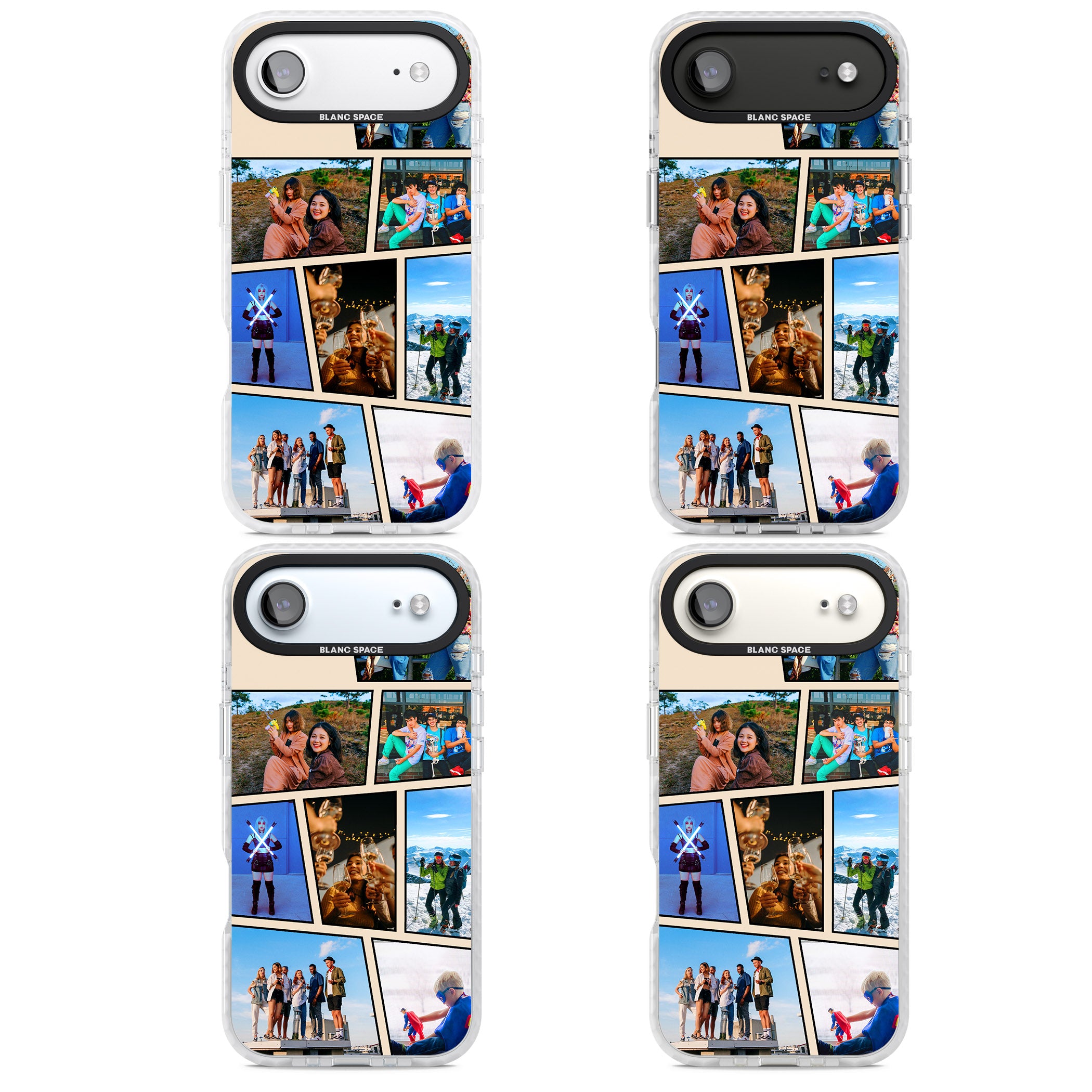 Personalised Comic Strip Photo iPhone 17 Air Impact Pro Clear Phone Case APT Impact Protection
