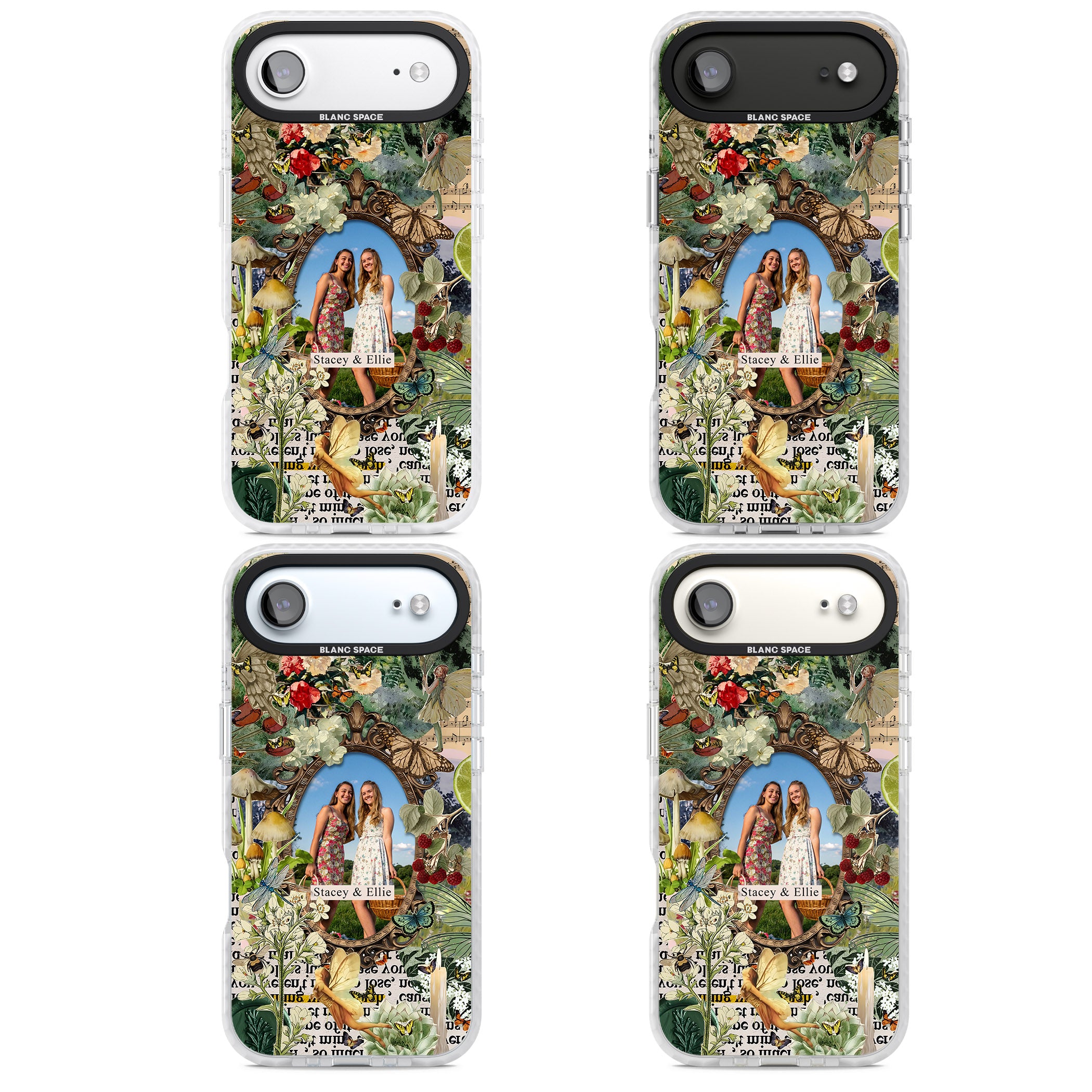 Personalised Cottage Garden Frame iPhone 17 Air Impact Pro Clear Phone Case APT Impact Protection