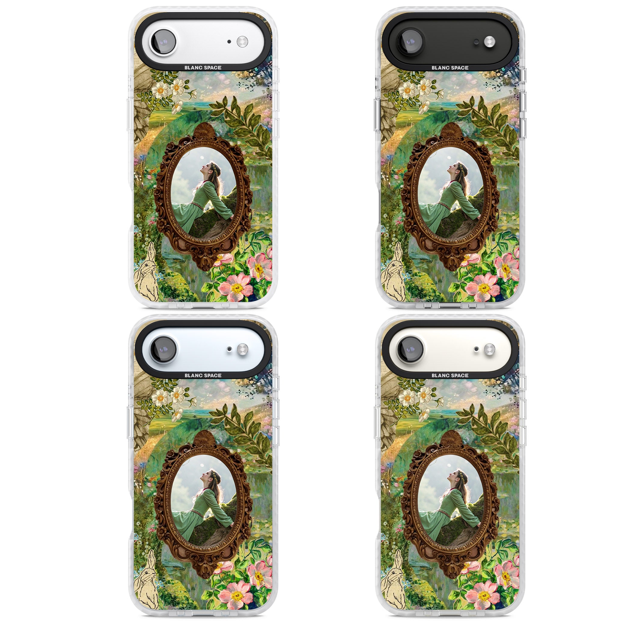 Personalised Meadow Frame iPhone 17 Air Impact Pro Clear Phone Case APT Impact Protection