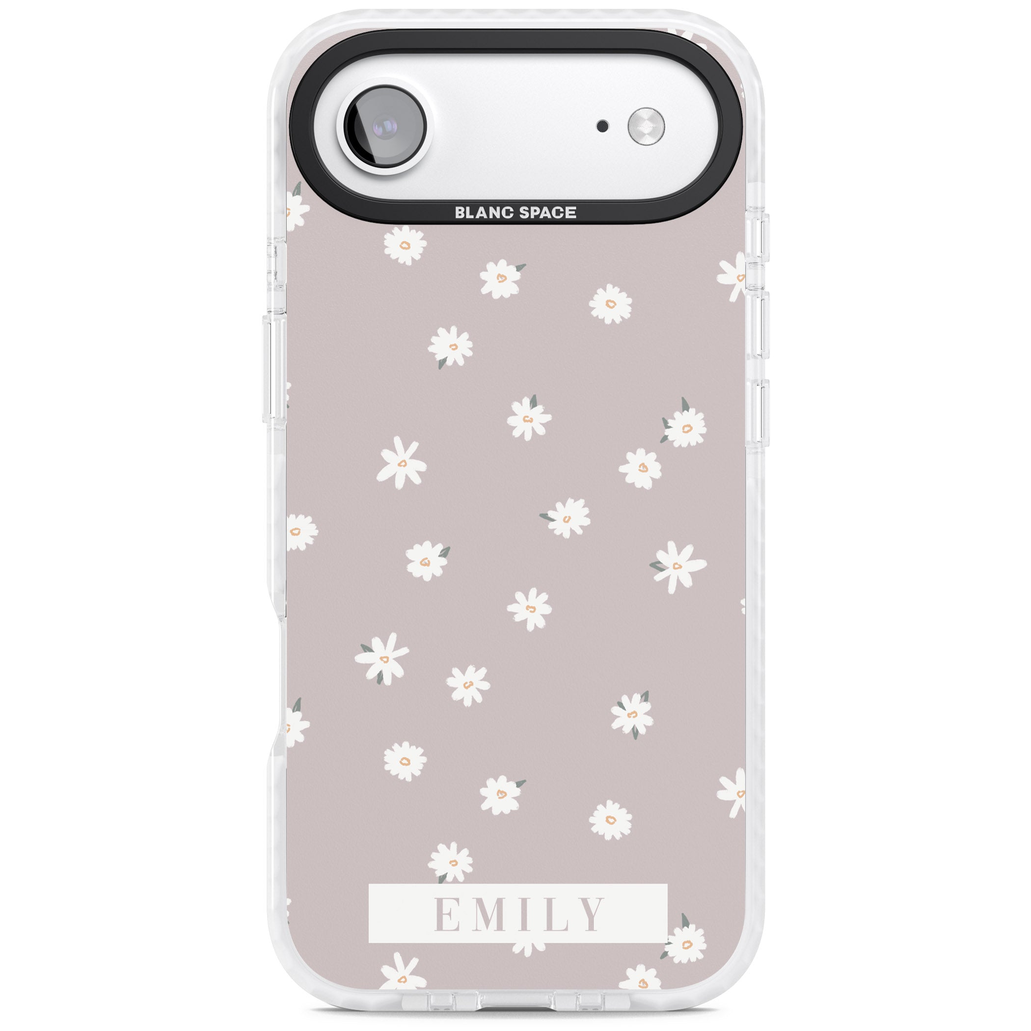 Personalised Dusty Daisy iPhone 17 Air Impact Pro Clear Phone Case