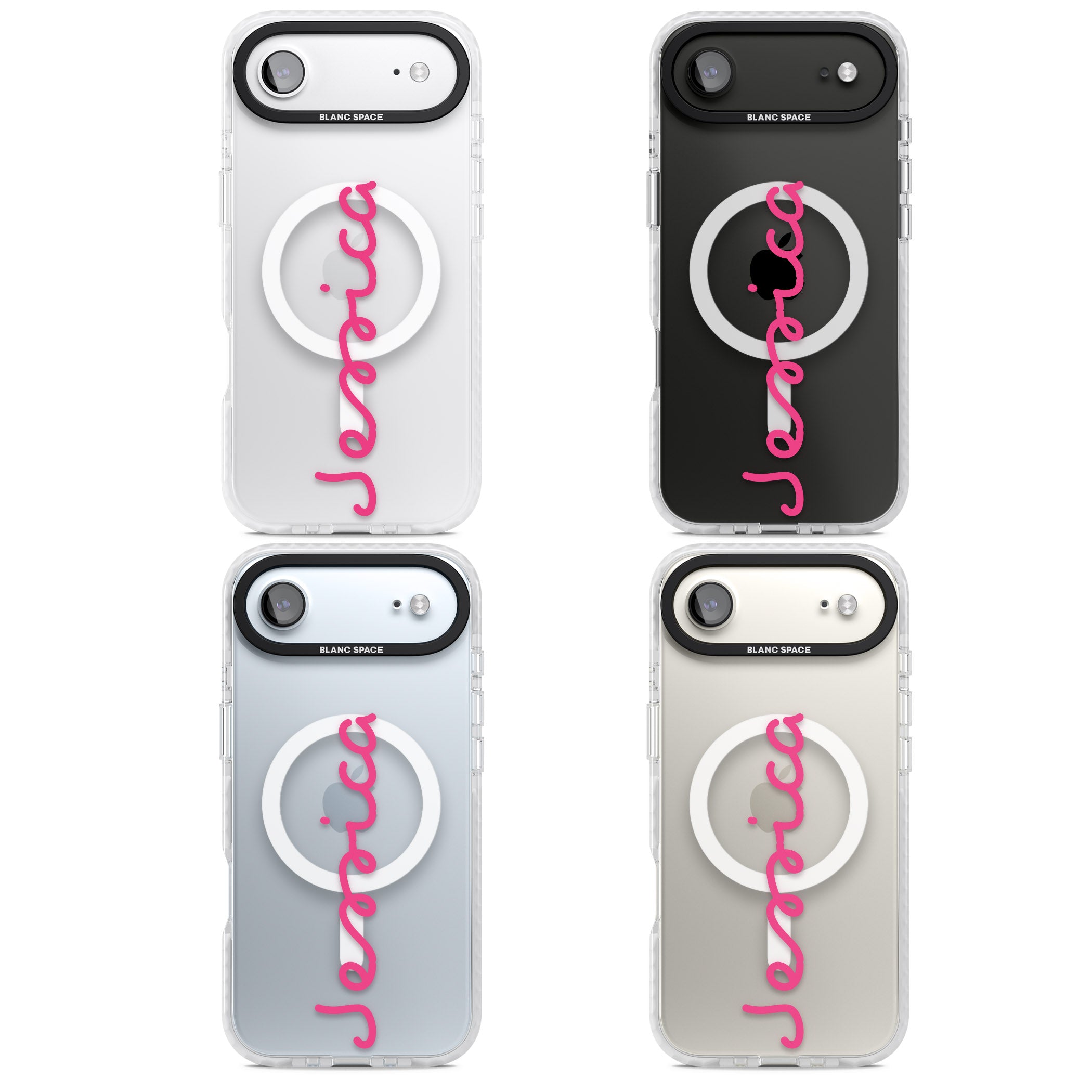 Personalised Summer Name iPhone 17 Air Impact Pro Clear Phone Case APT Impact Protection