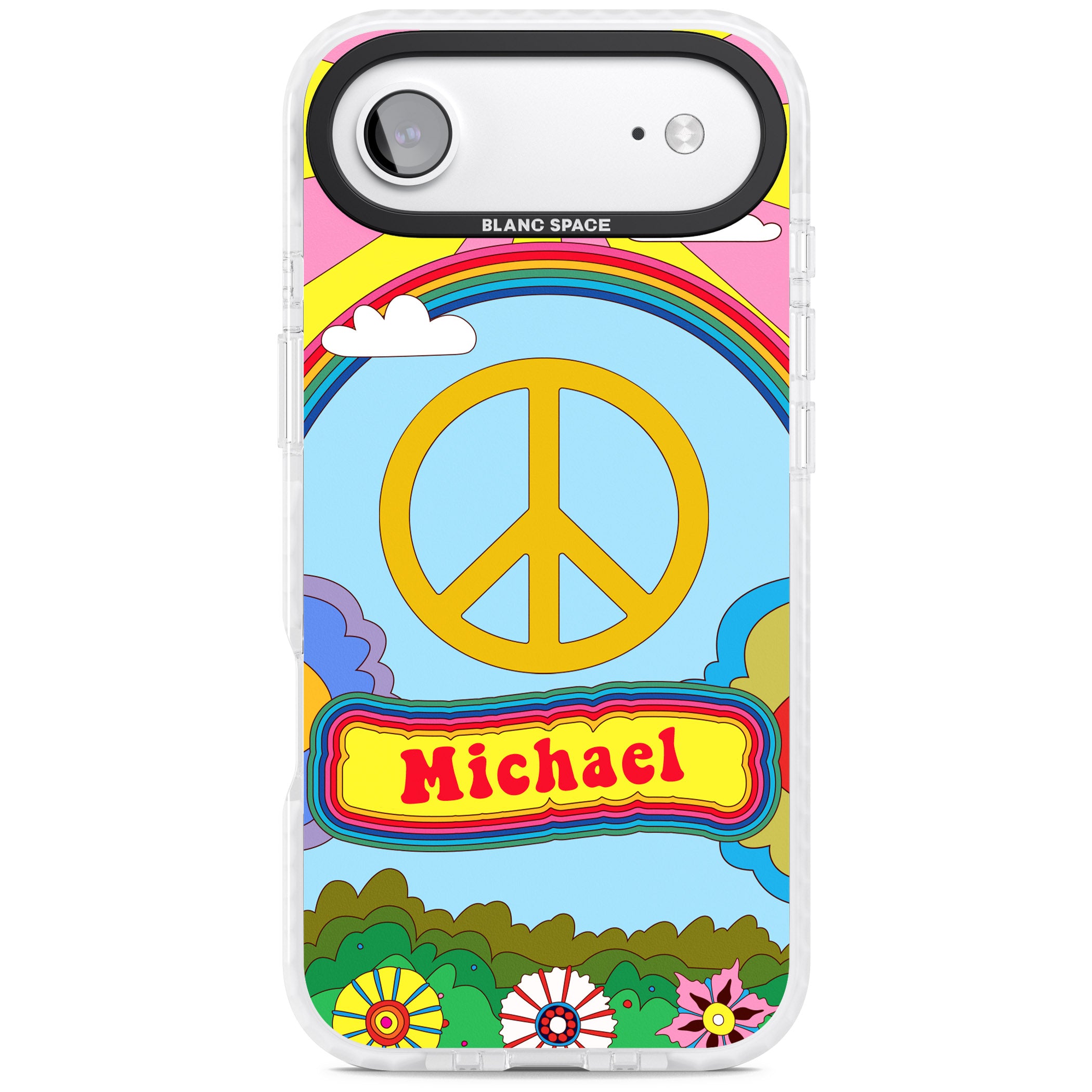 Personalised Happy Days iPhone 17 Air Impact Pro Clear Phone Case
