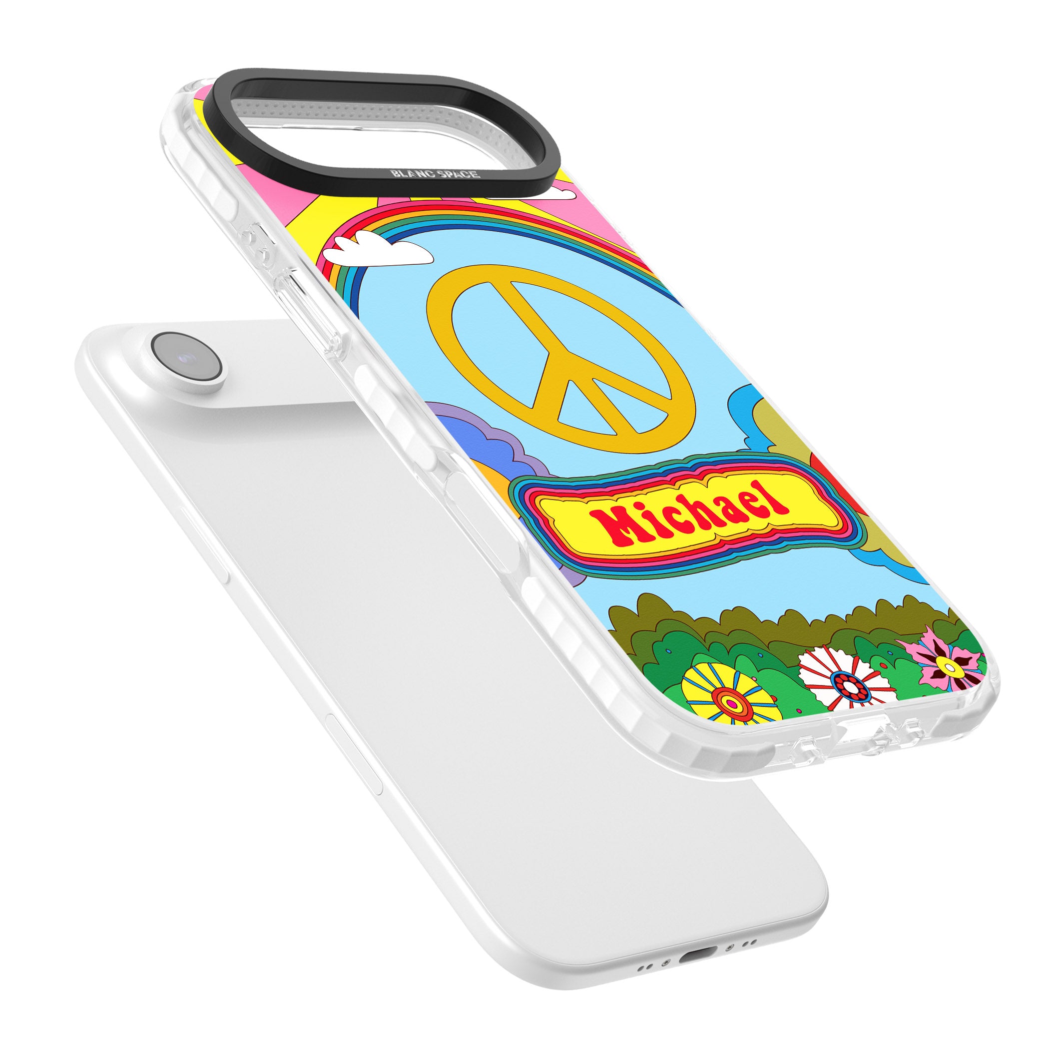 Personalised Happy Days iPhone 17 Air Impact Pro Clear Phone Case Colours