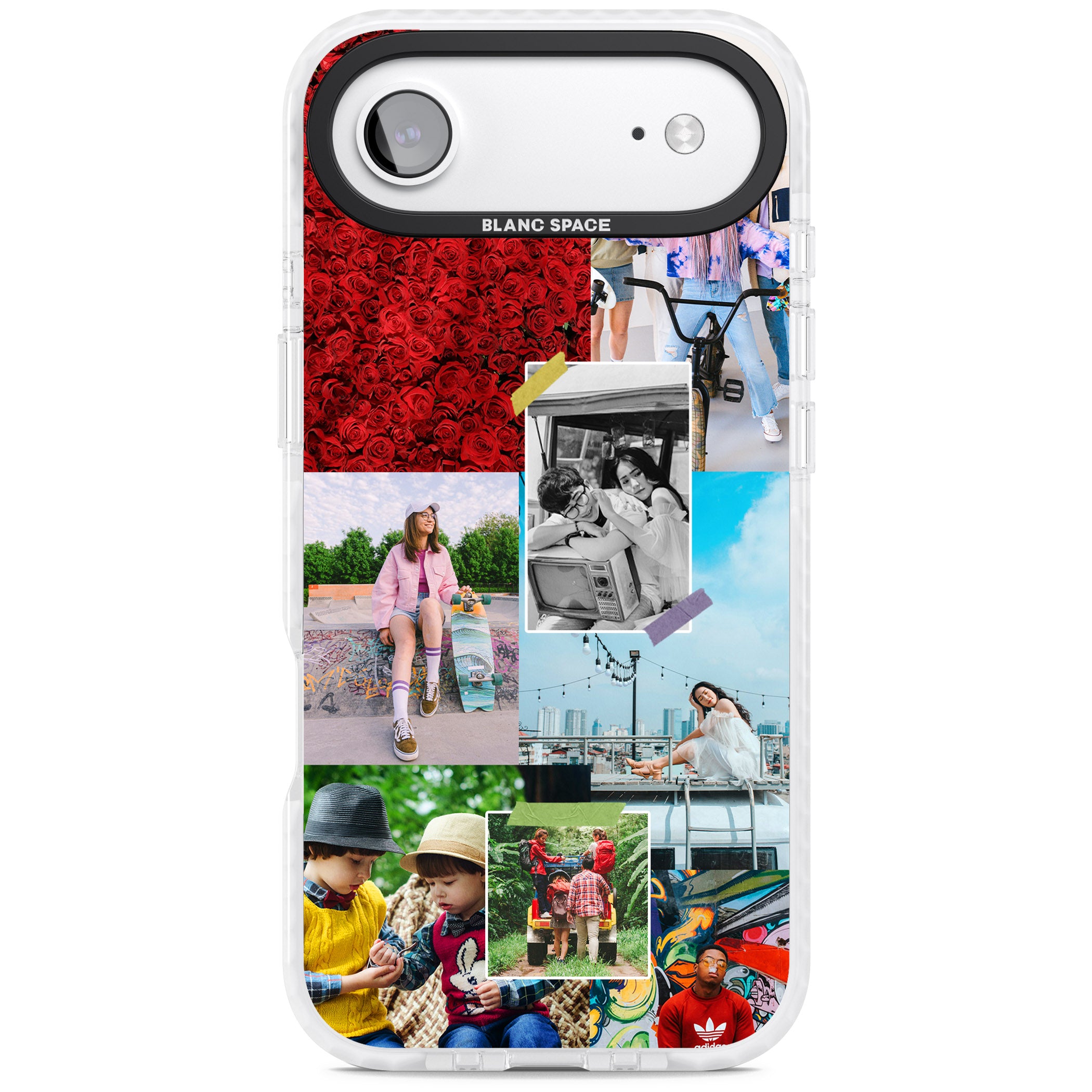 Personalised Photo Collage iPhone 17 Air Impact Pro Clear Phone Case