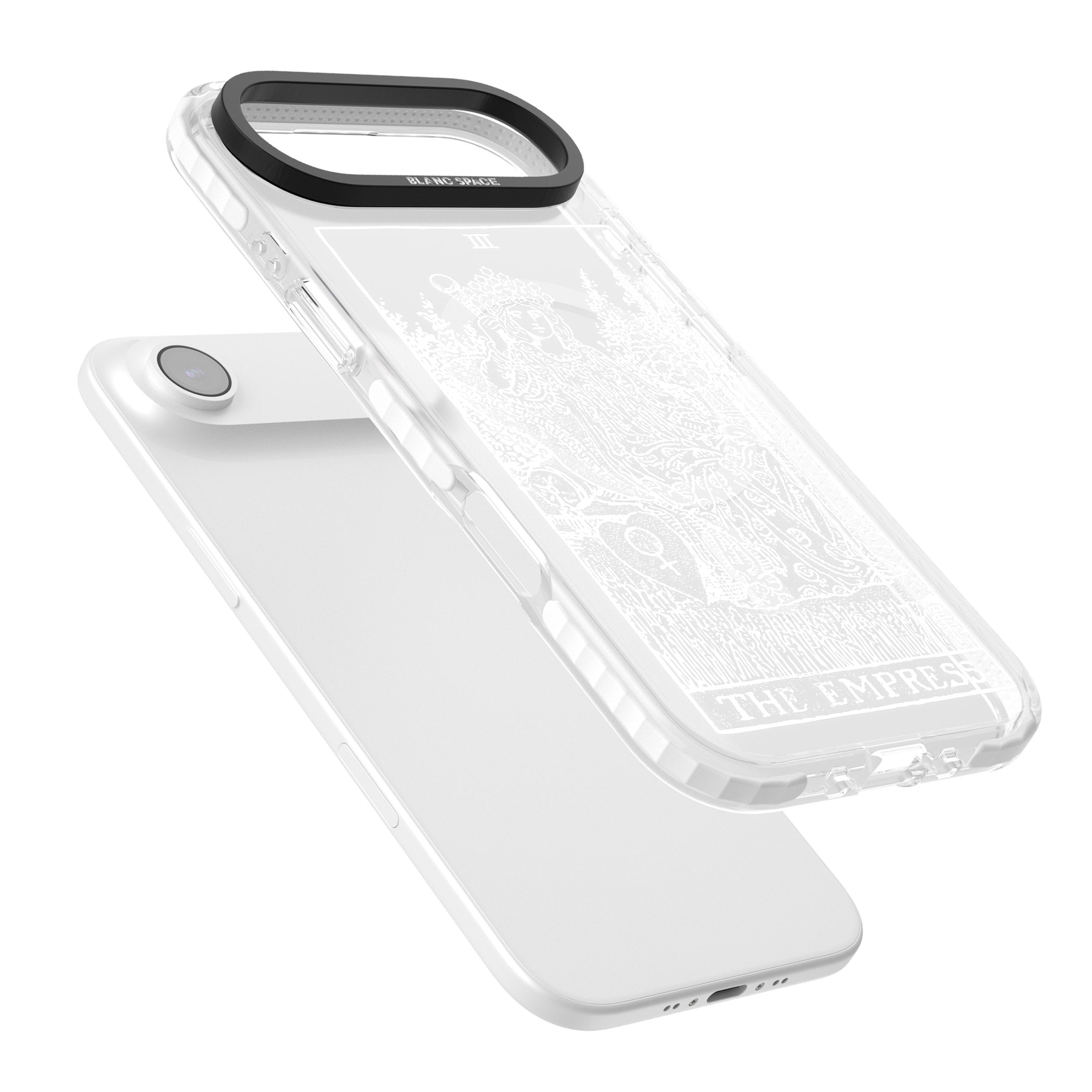Personalised The Empress Tarot Card (White) iPhone 17 Air Impact Pro Clear Phone Case Colours