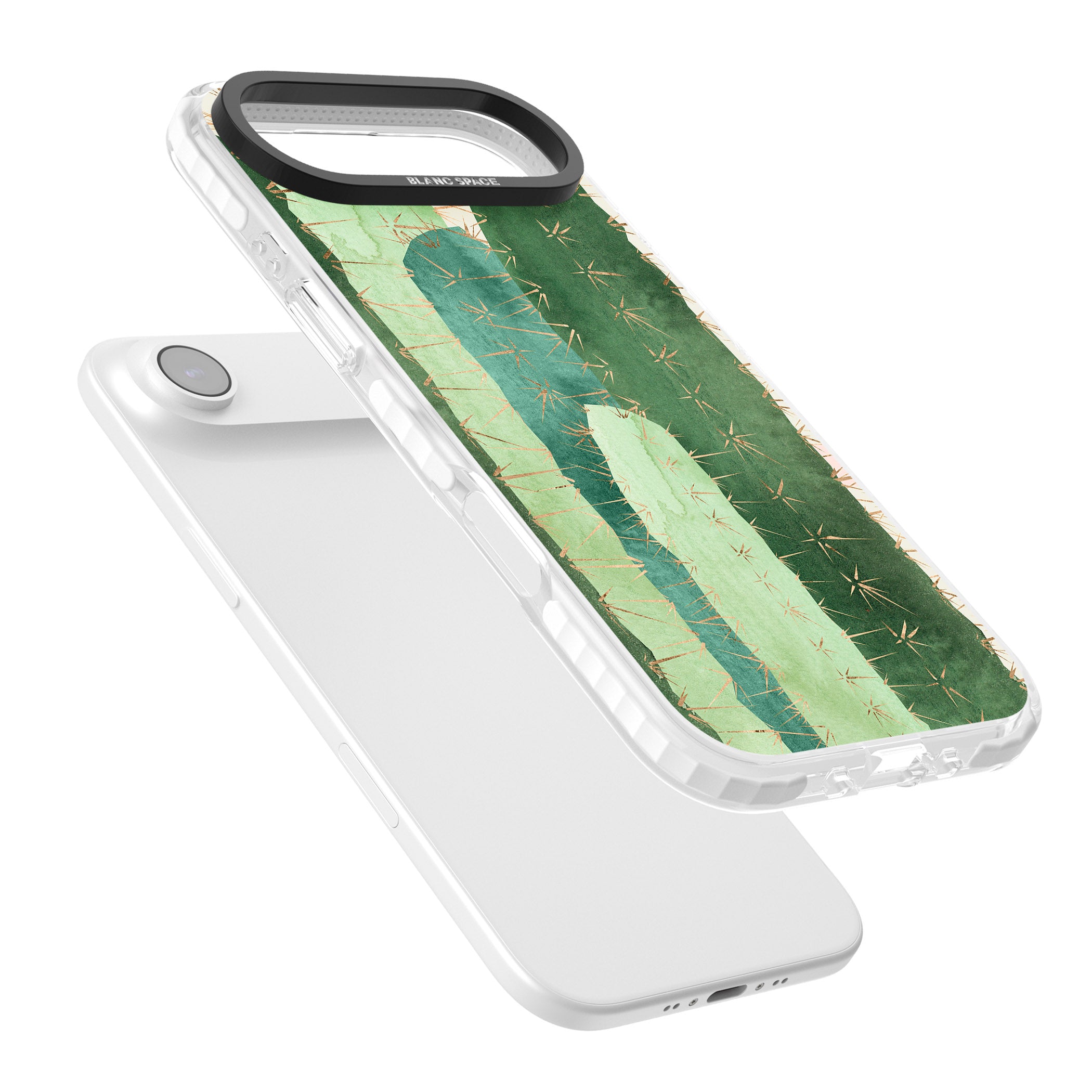 Large Cacti iPhone 17 Air Impact Pro Clear Phone Case Colours