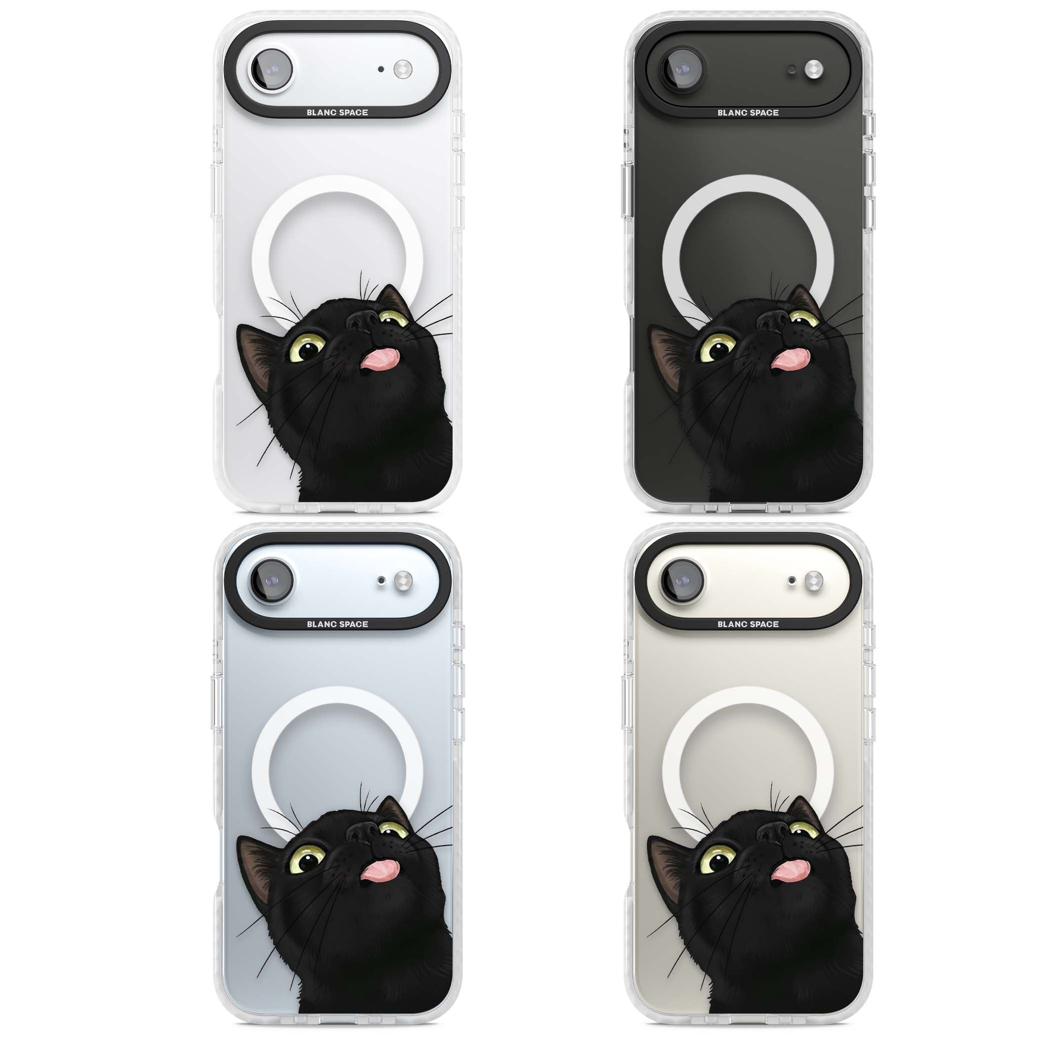 Black Cat Energy for her iPhone case | Impact Magsafe case for iPhone Air