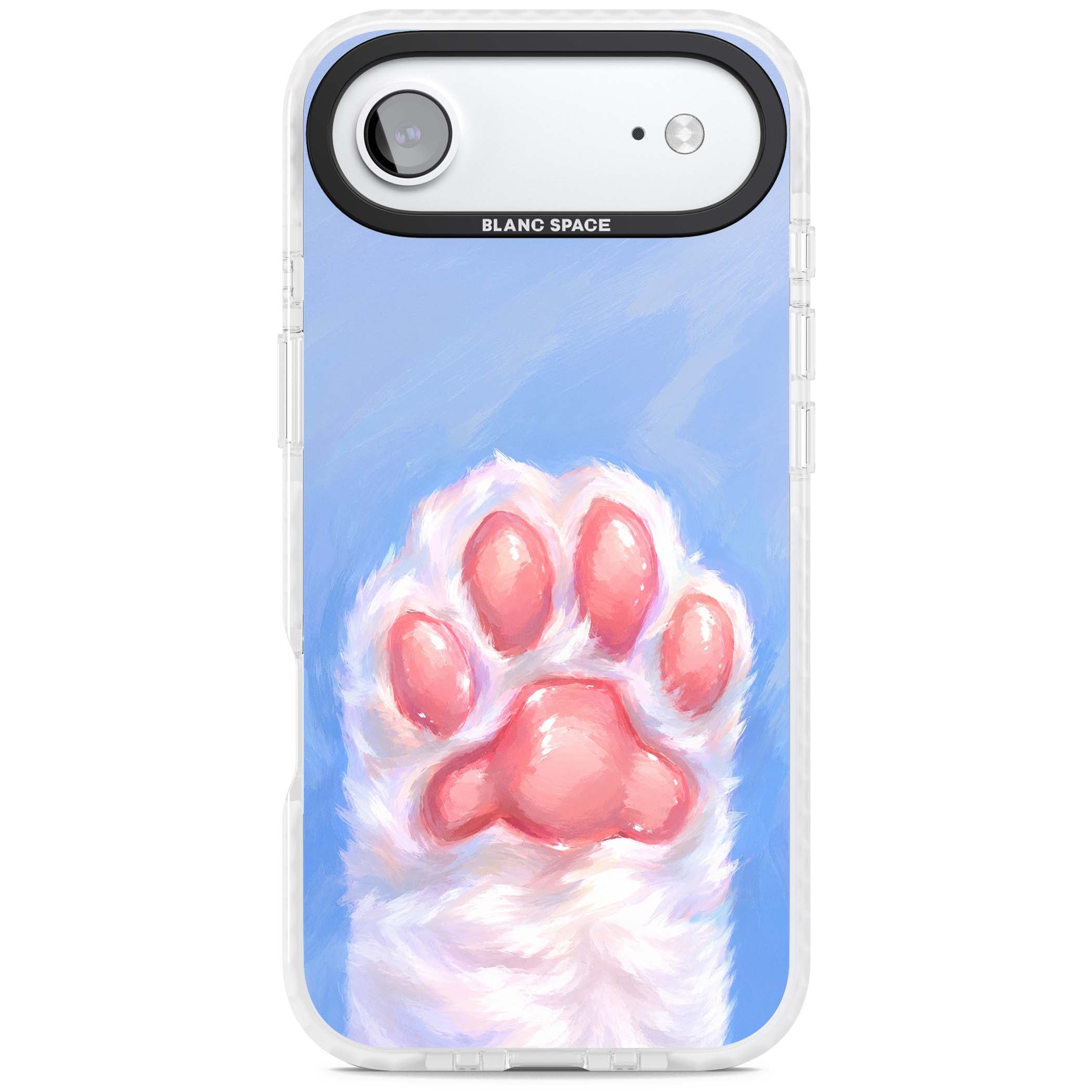 Soft White Paw cute iPhone case | Impact Magsafe case for iPhone Air