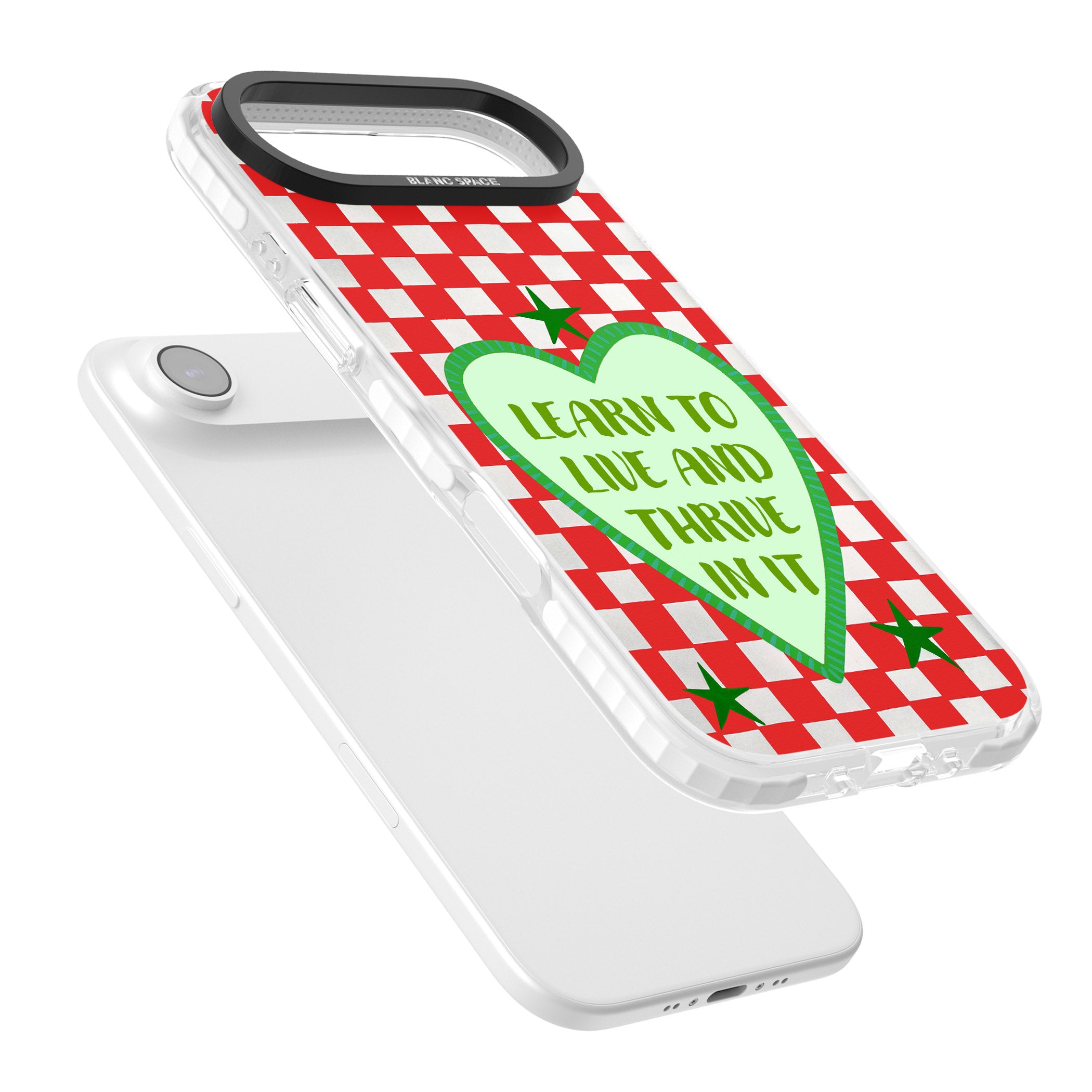 Learn To Live iPhone 17 Air Impact Pro Clear Phone Case Colours