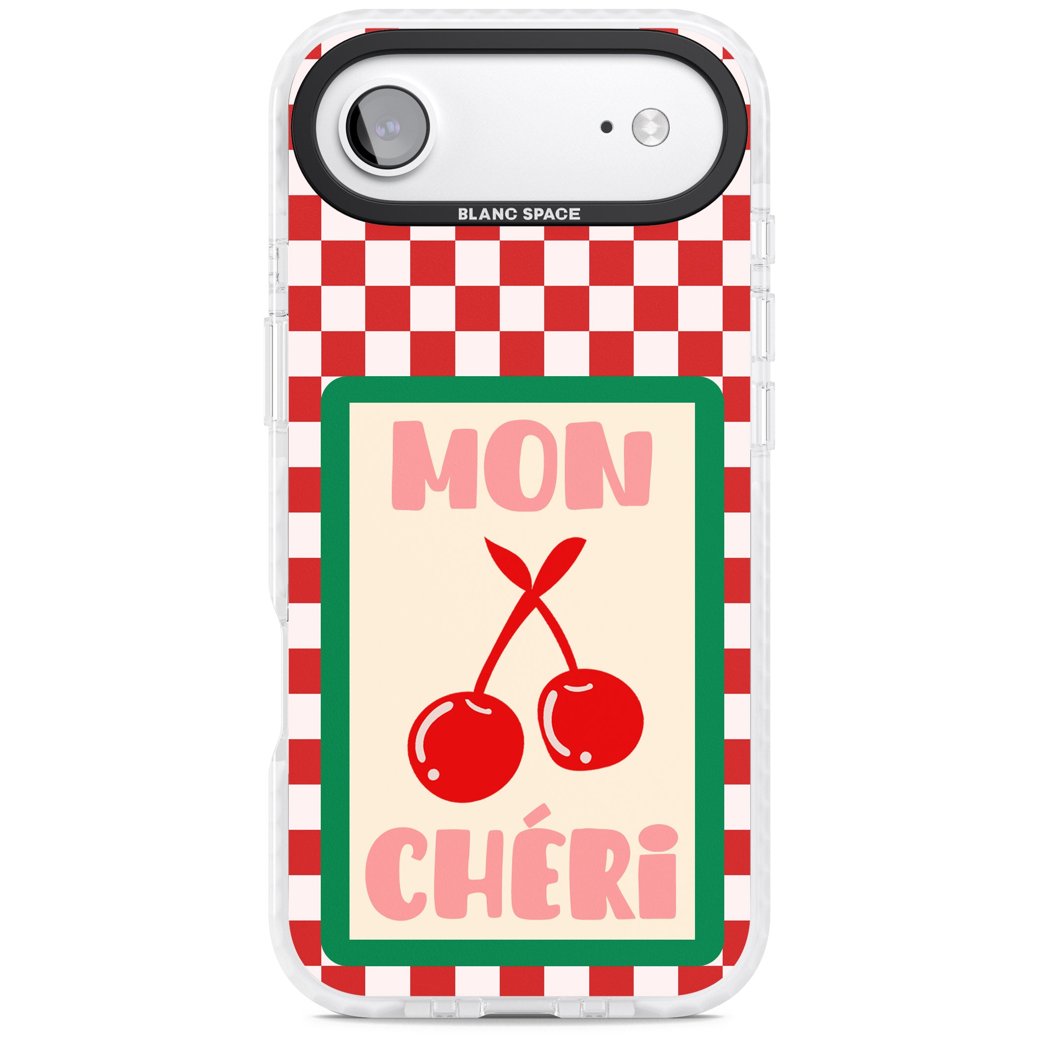 Mon Cheri iPhone 17 Air Impact Pro Clear Phone Case