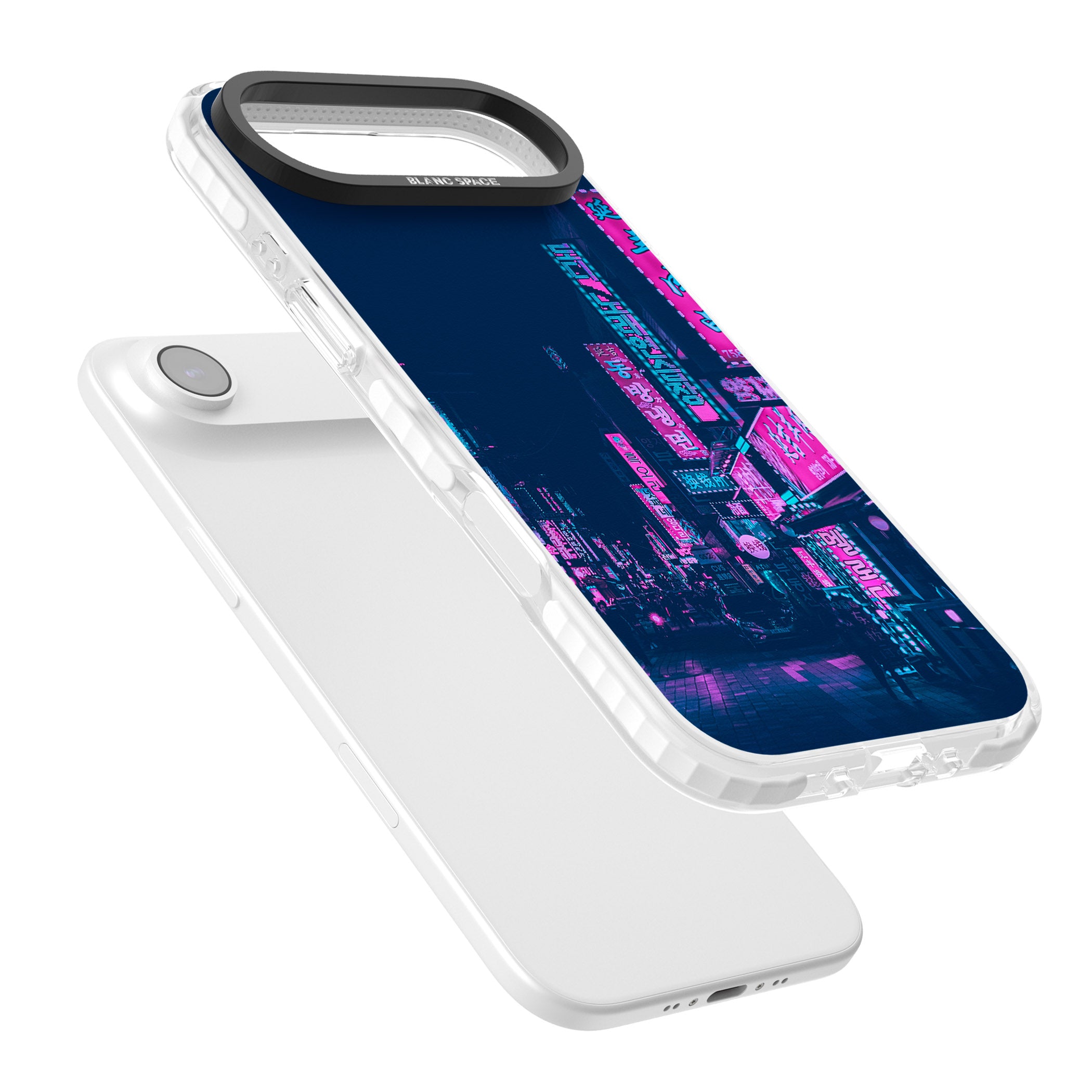 Neon Nights iPhone 17 Air Impact Pro Clear Phone Case Colours
