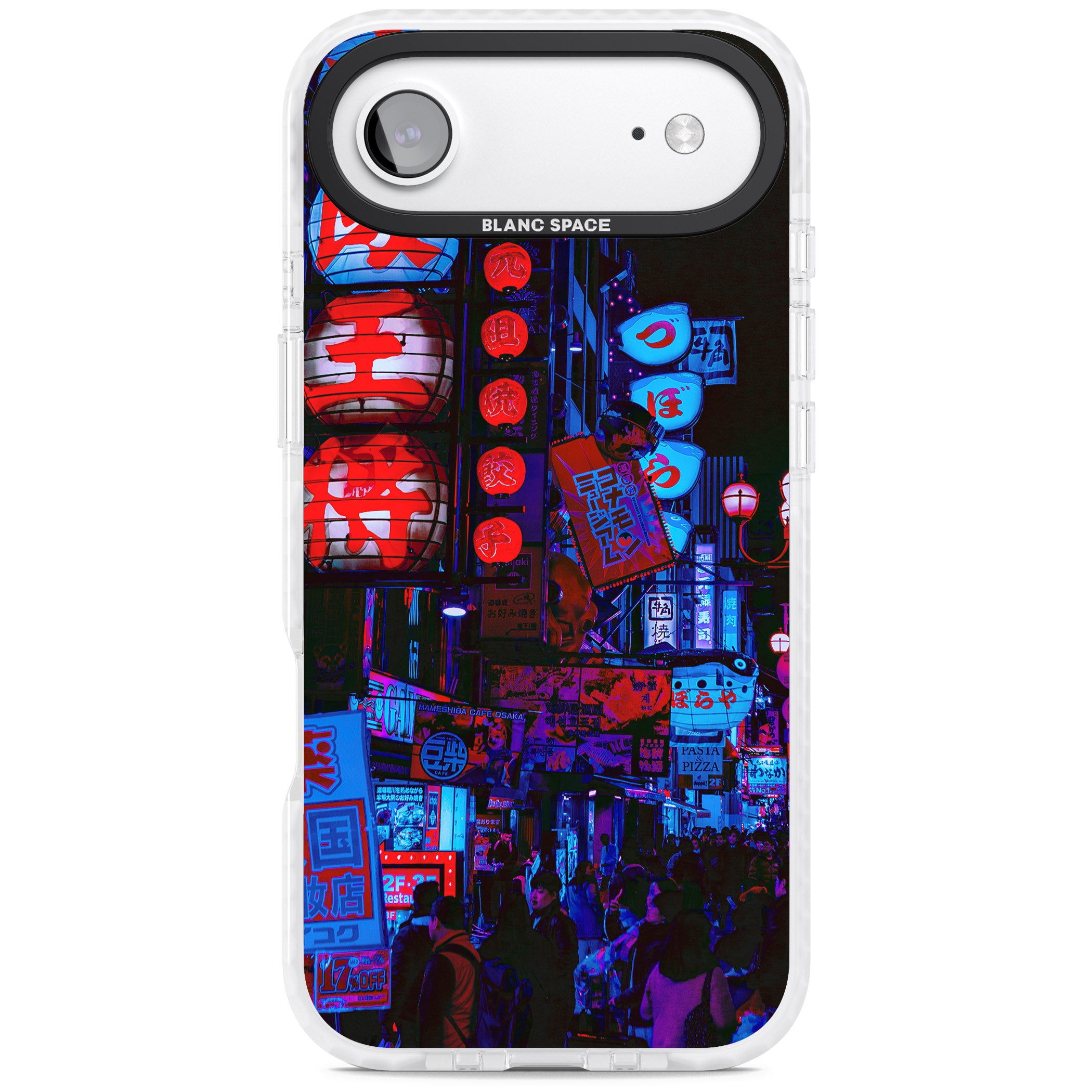 Neon City Nights iPhone 17 Air Impact Pro Clear Phone Case