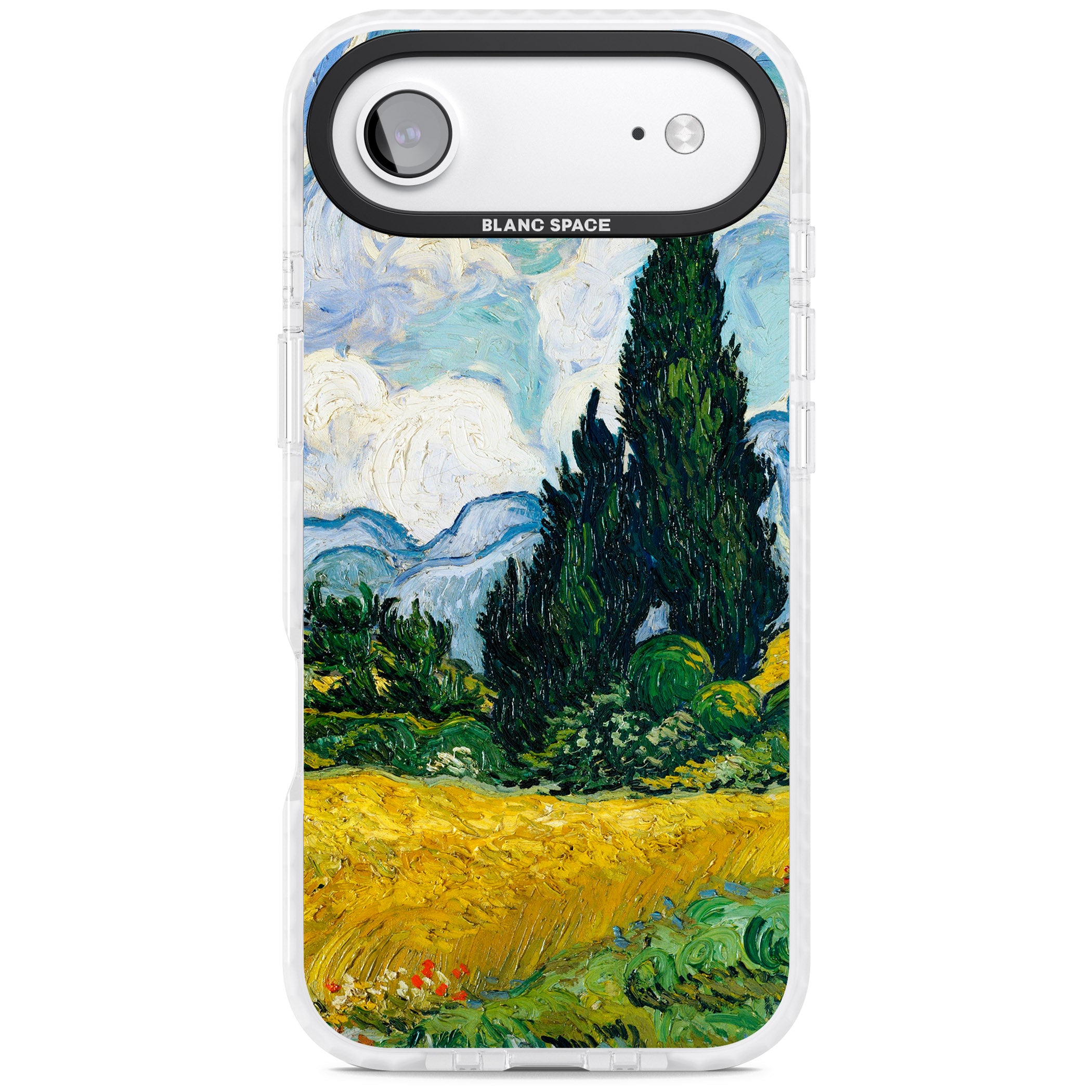 Wheat Field With Cypresses By Vincent Van Gogh iPhone 17 Air Impact Pro Clear Phone Case
