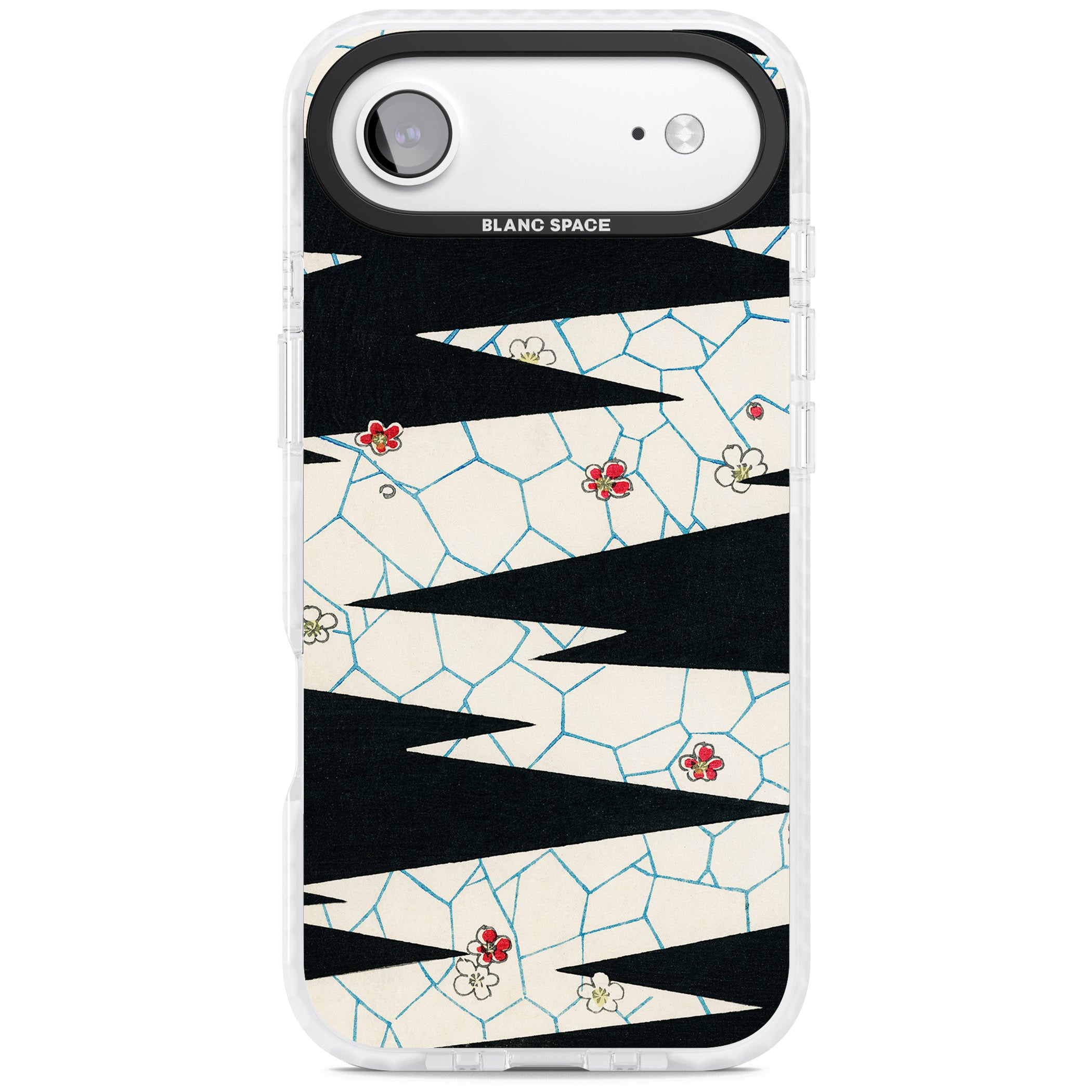 Japanese Flowers By Bijutsu Sekai iPhone 17 Air Impact Pro Clear Phone Case