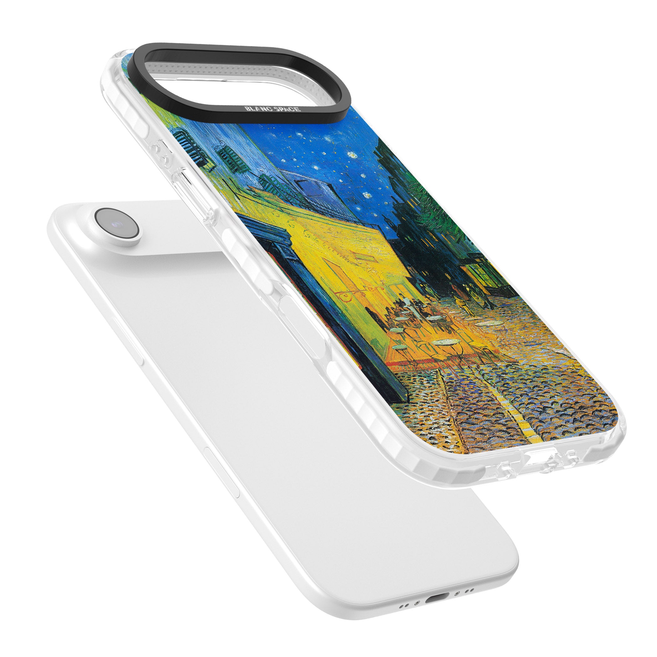 Café Terrace At Night iPhone 17 Air Impact Pro Clear Phone Case Colours