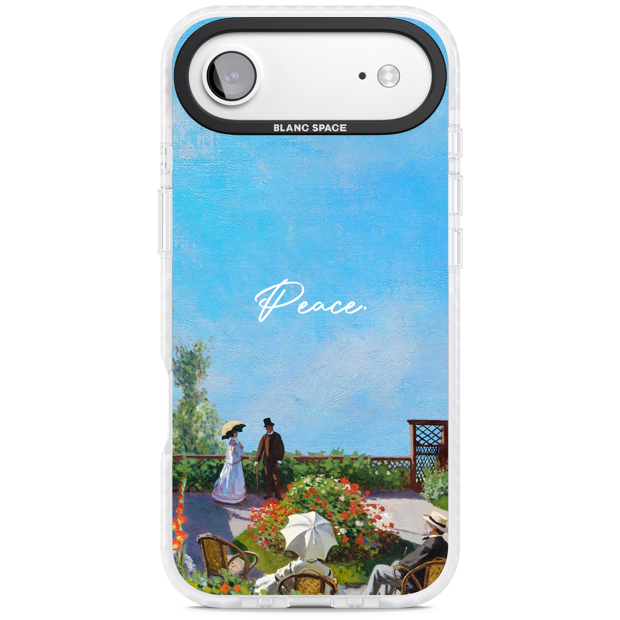 Monet Garden Terrace iPhone 17 Air Impact Pro Clear Phone Case
