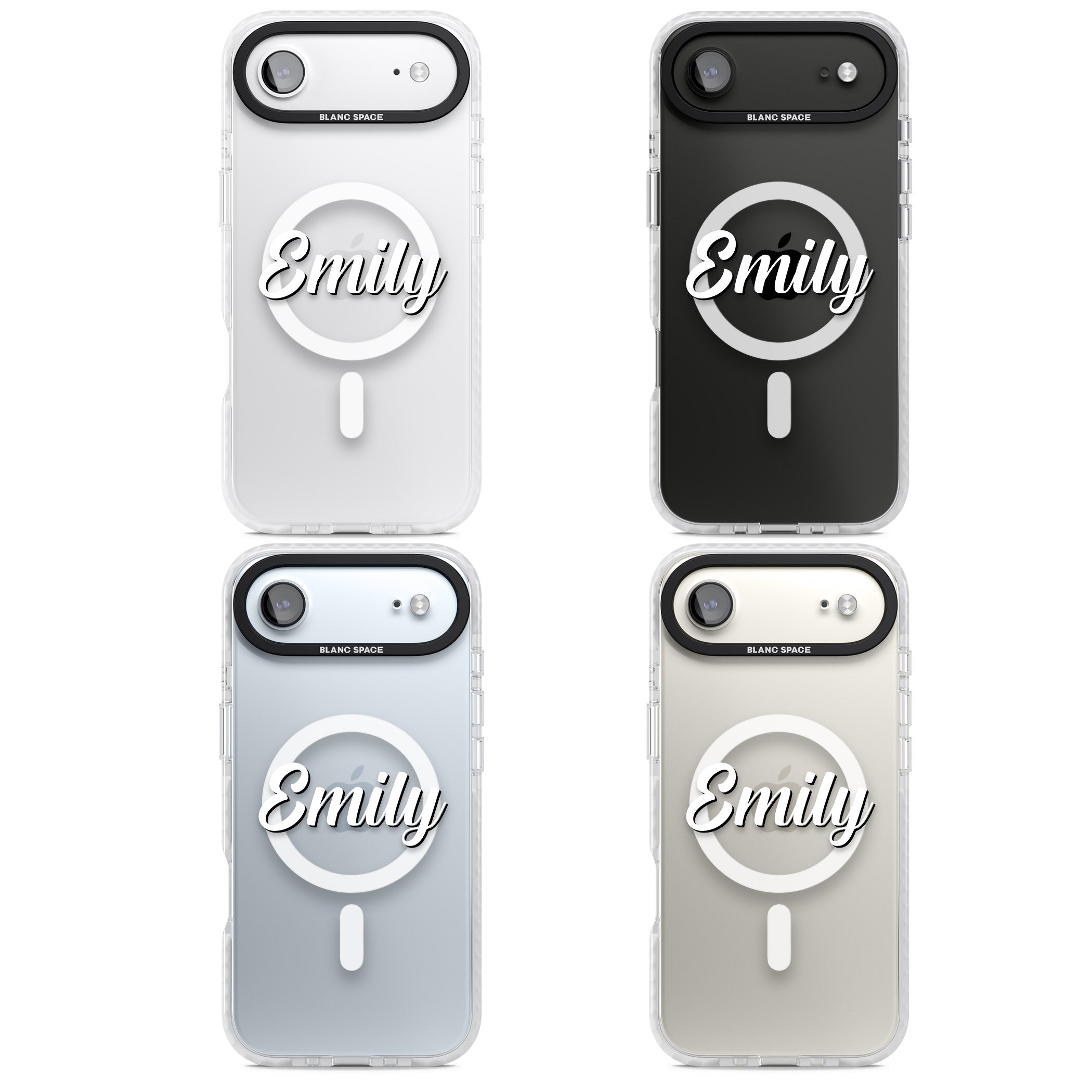 Personalised Cute Name iPhone 17 Air Impact Pro Clear Phone Case APT Impact Protection