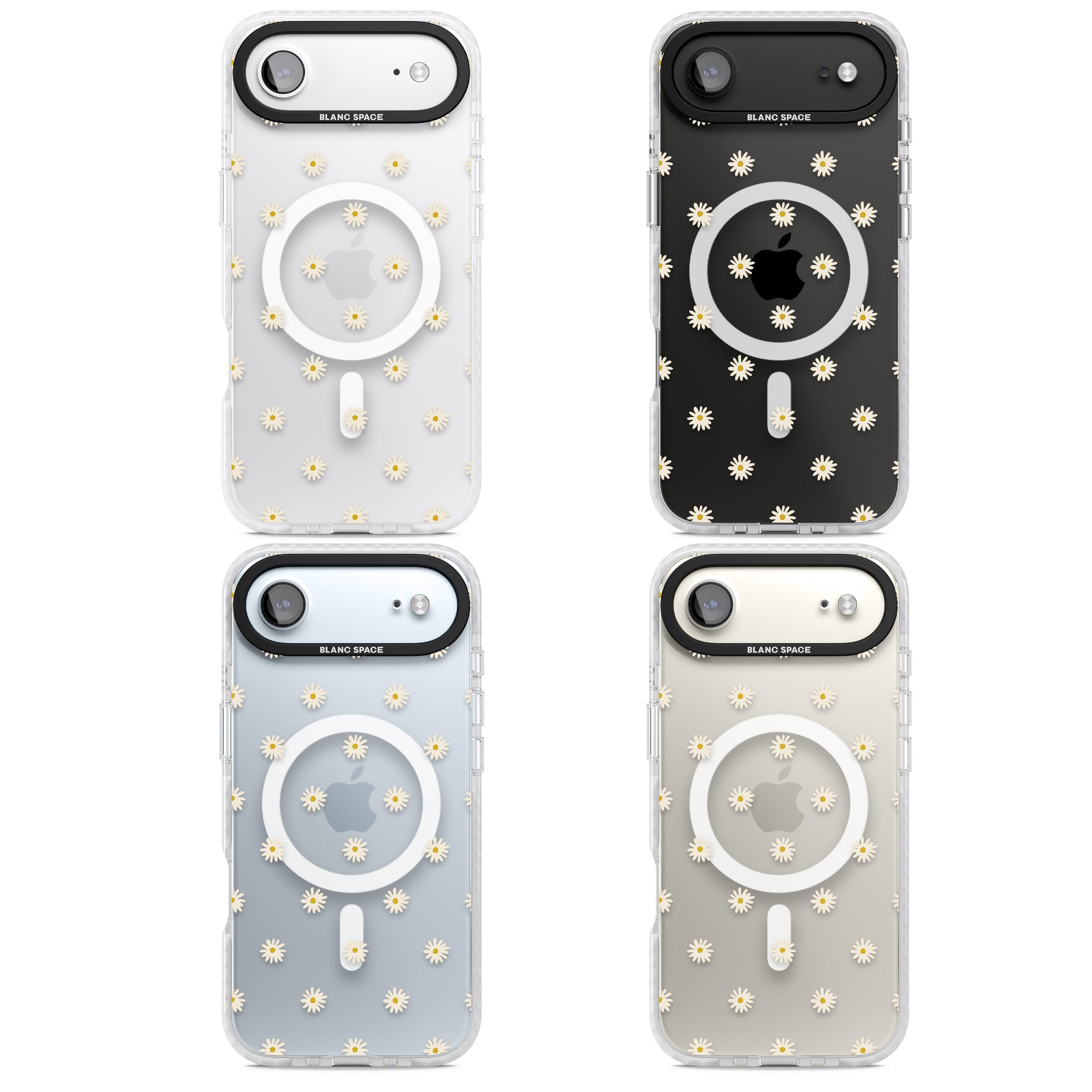 Daisy Pop Floral iPhone 17 Air Impact Pro Clear Phone Case APT Impact Protection
