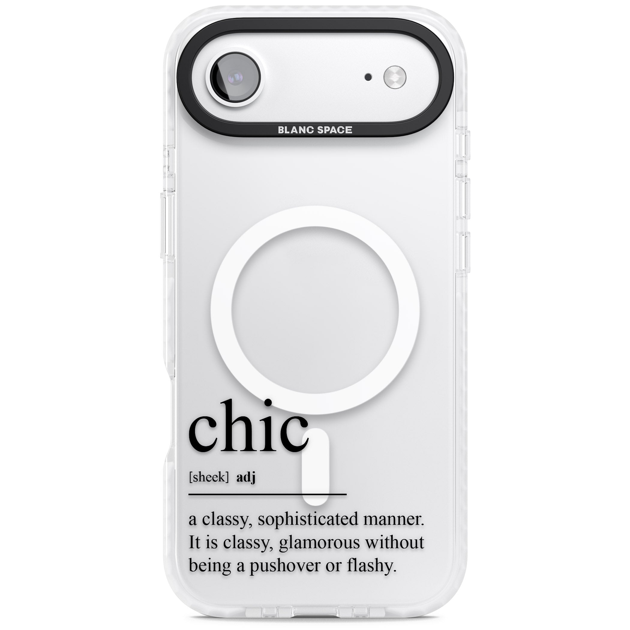 Chic iPhone 17 Air Impact Pro Clear Phone Case
