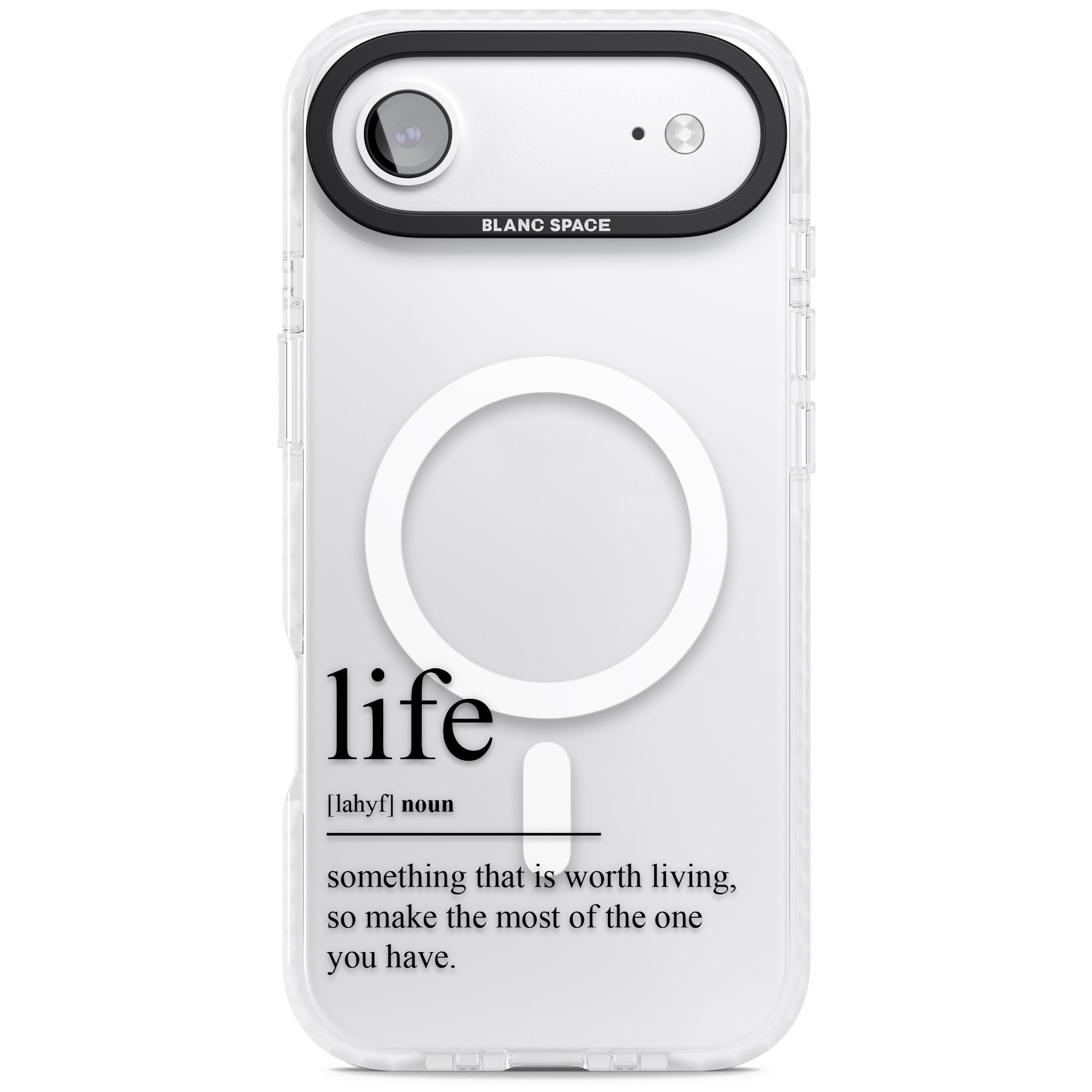 Life iPhone 17 Air Impact Pro Clear Phone Case