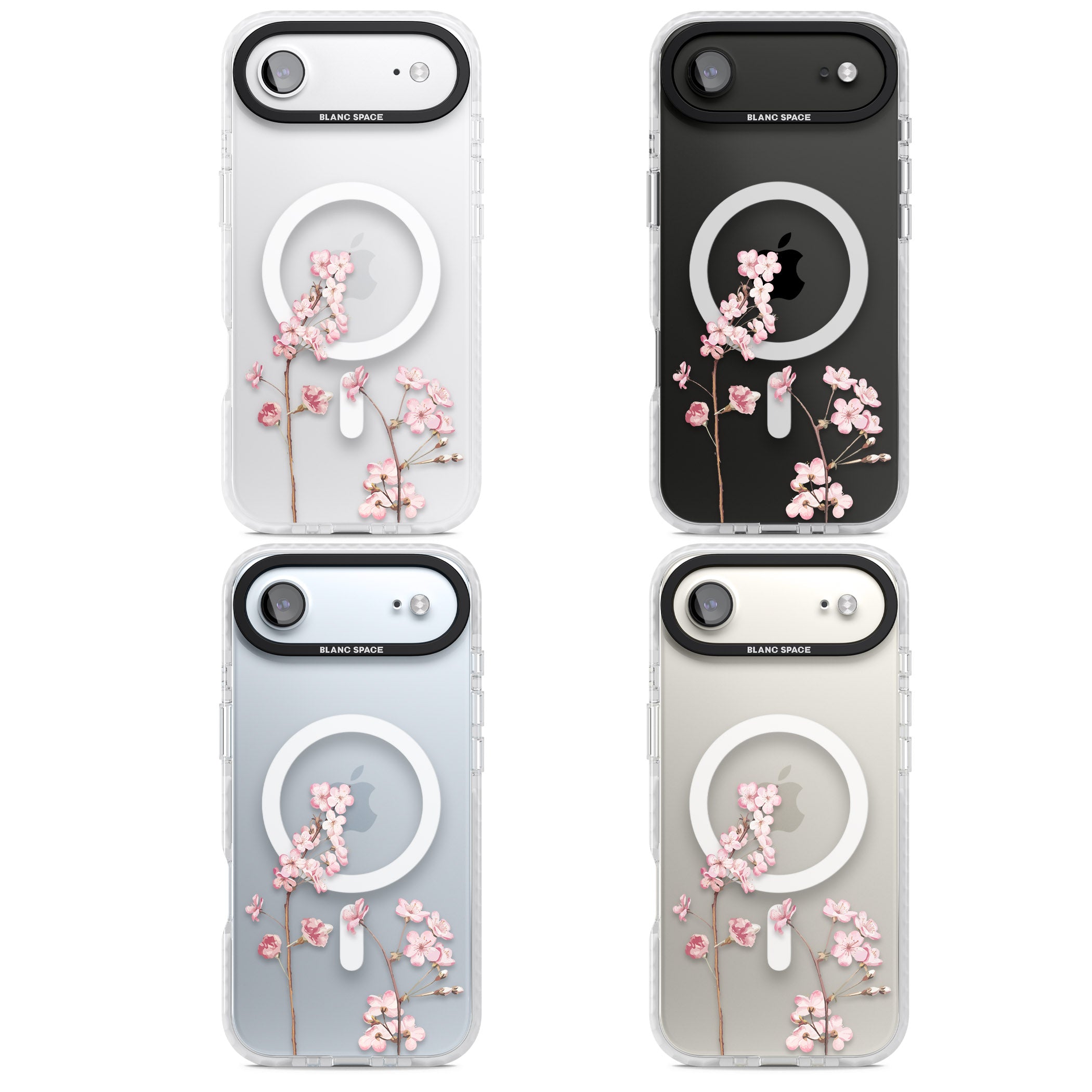 Blossom Flower iPhone 17 Air Impact Pro Clear Phone Case APT Impact Protection