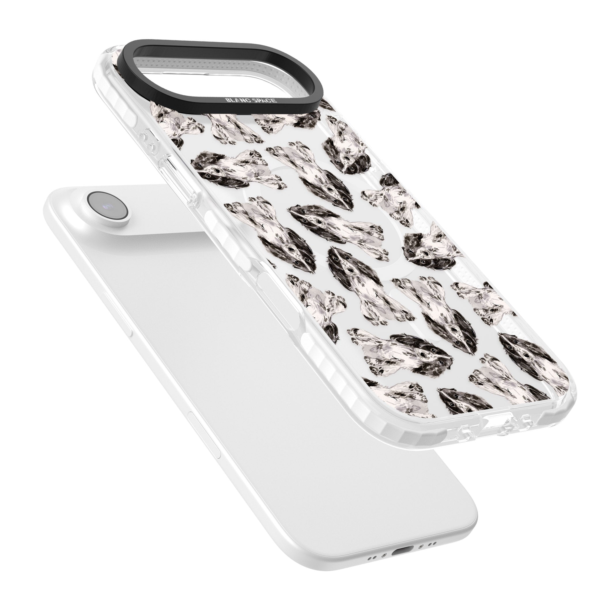 Cocker Spaniel Watercolor Elegance iPhone 17 Air Impact Pro Clear Phone Case Colours