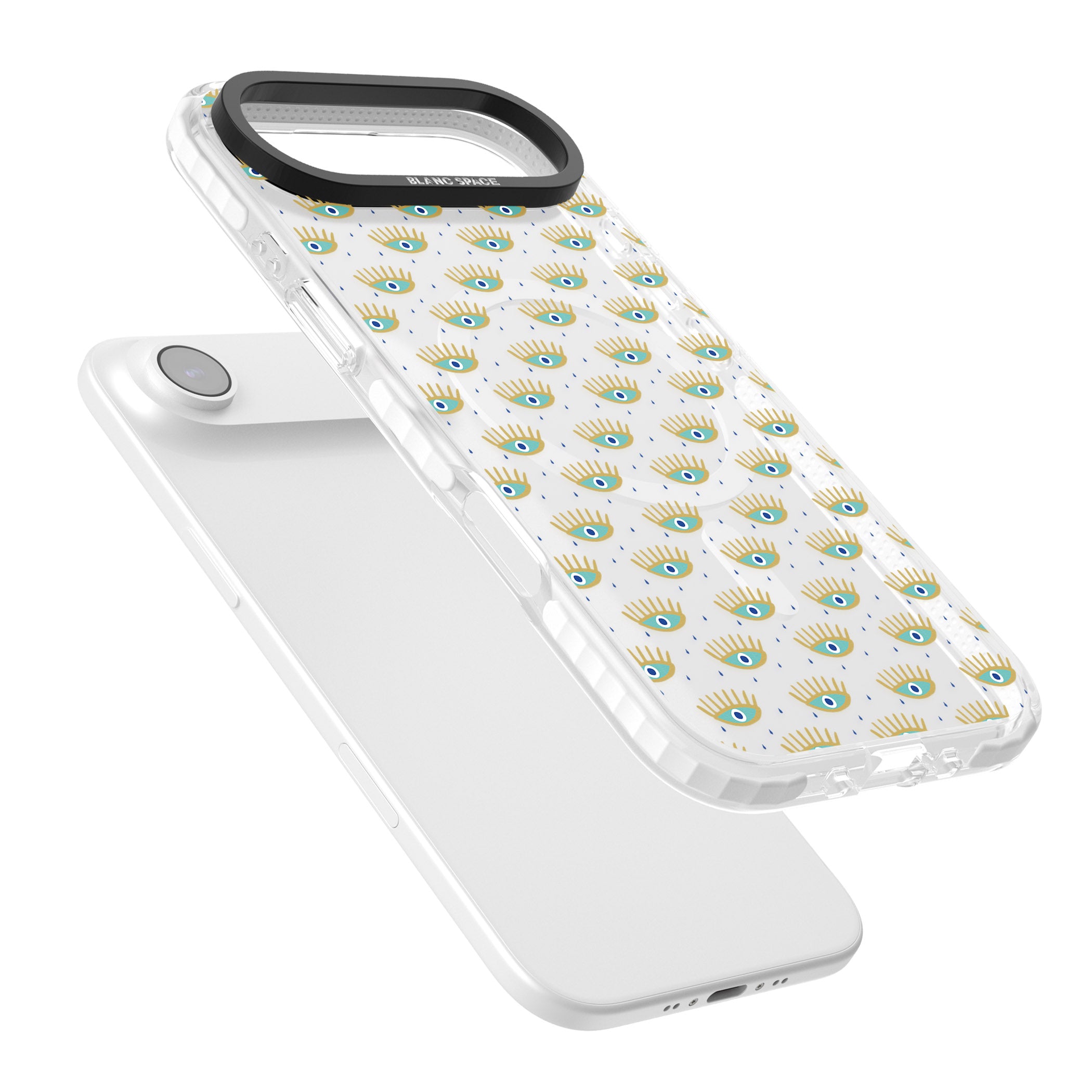 Crying Eyes Pattern iPhone 17 Air Impact Pro Clear Phone Case Colours