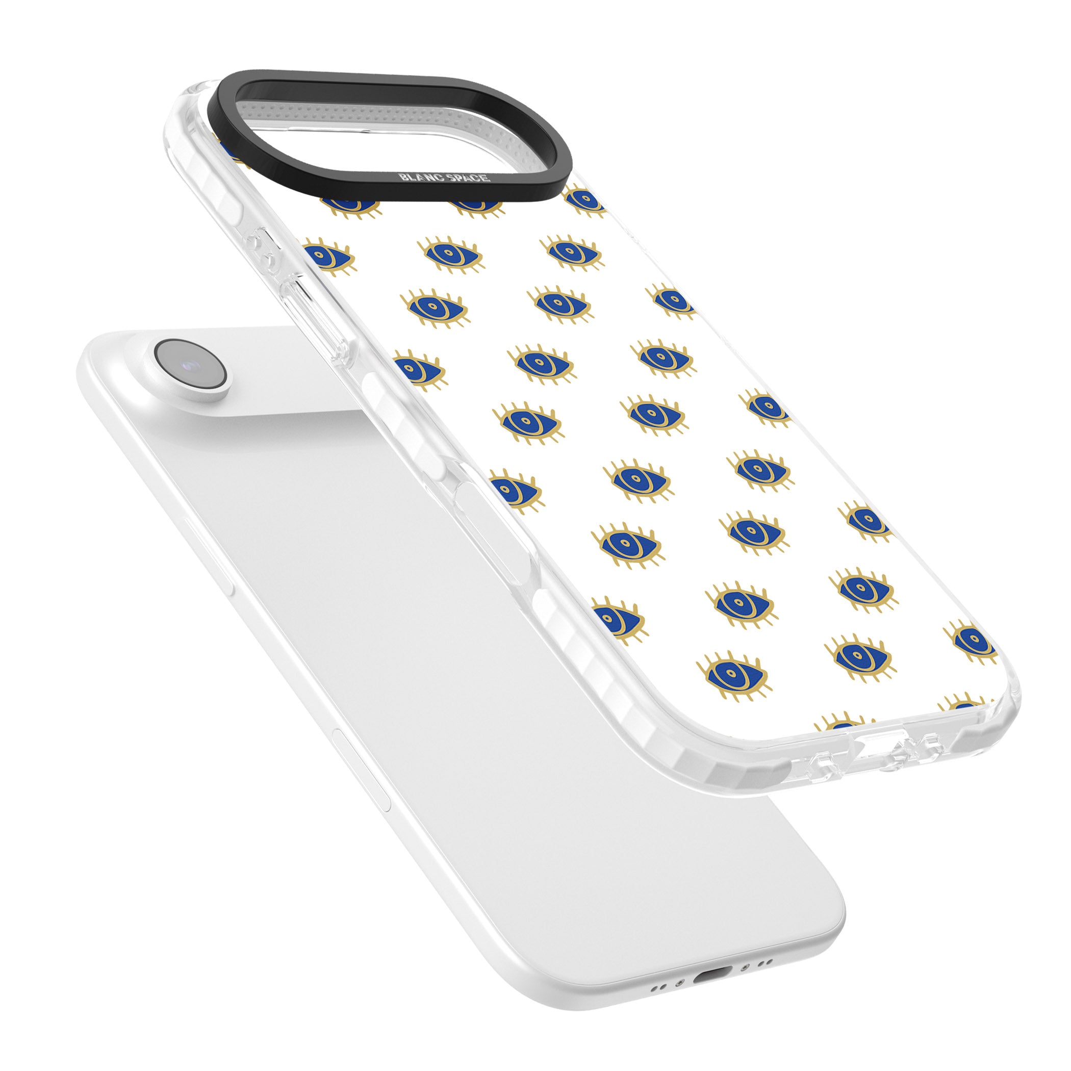 Gold Eye Pattern iPhone 17 Air Impact Pro Clear Phone Case Colours