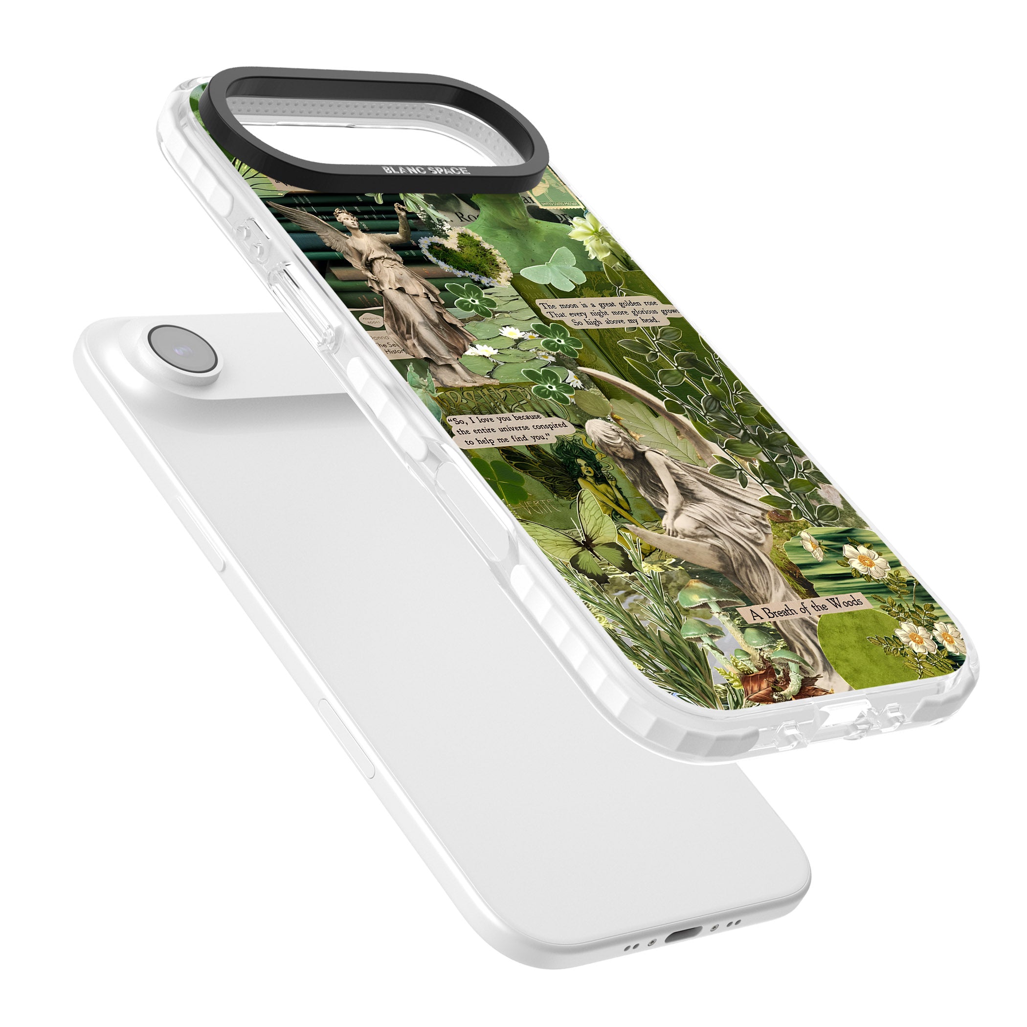 Enchanted Forest Green iPhone 17 Air Impact Pro Clear Phone Case Colours