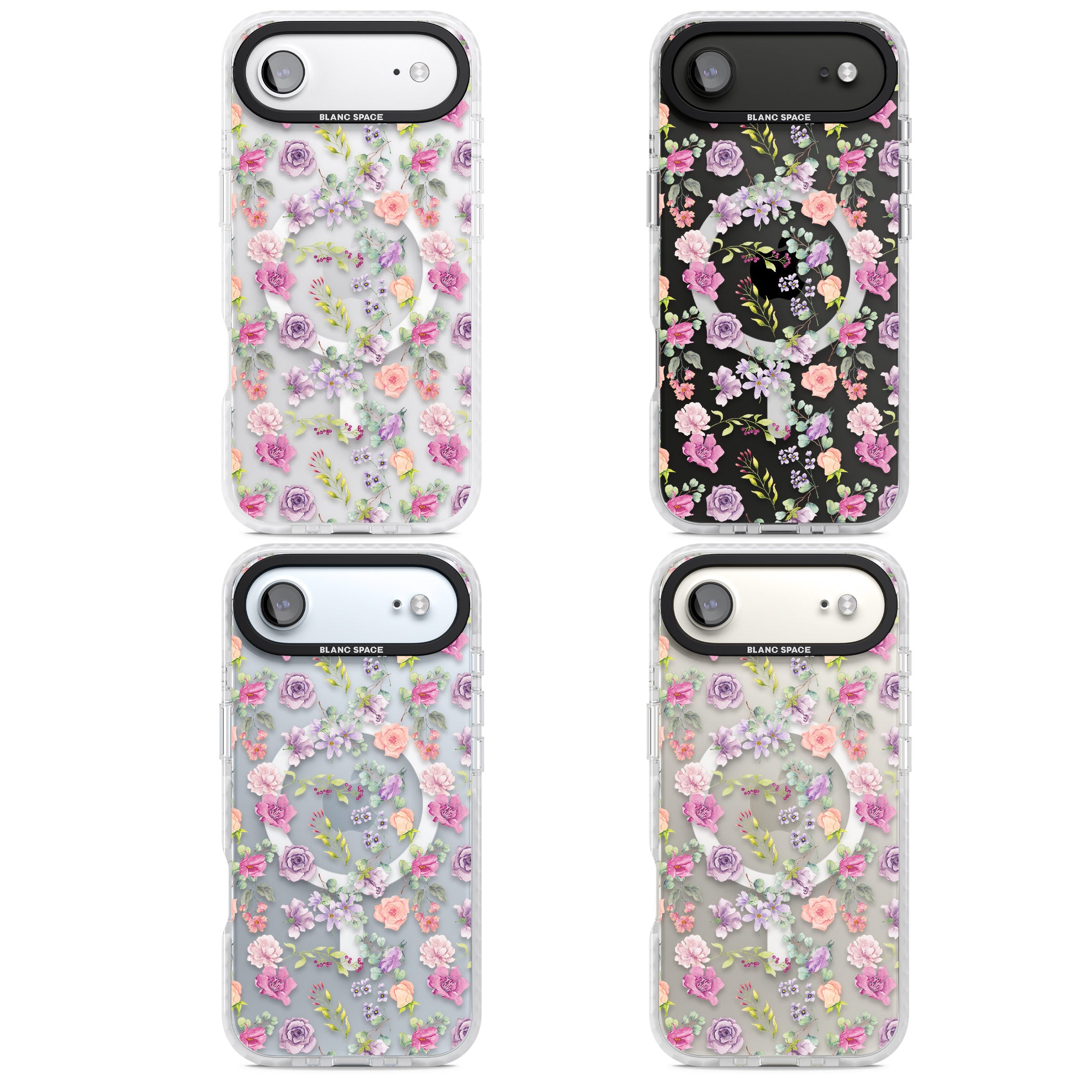 Sunday Flowers iPhone 17 Air Impact Pro Clear Phone Case APT Impact Protection