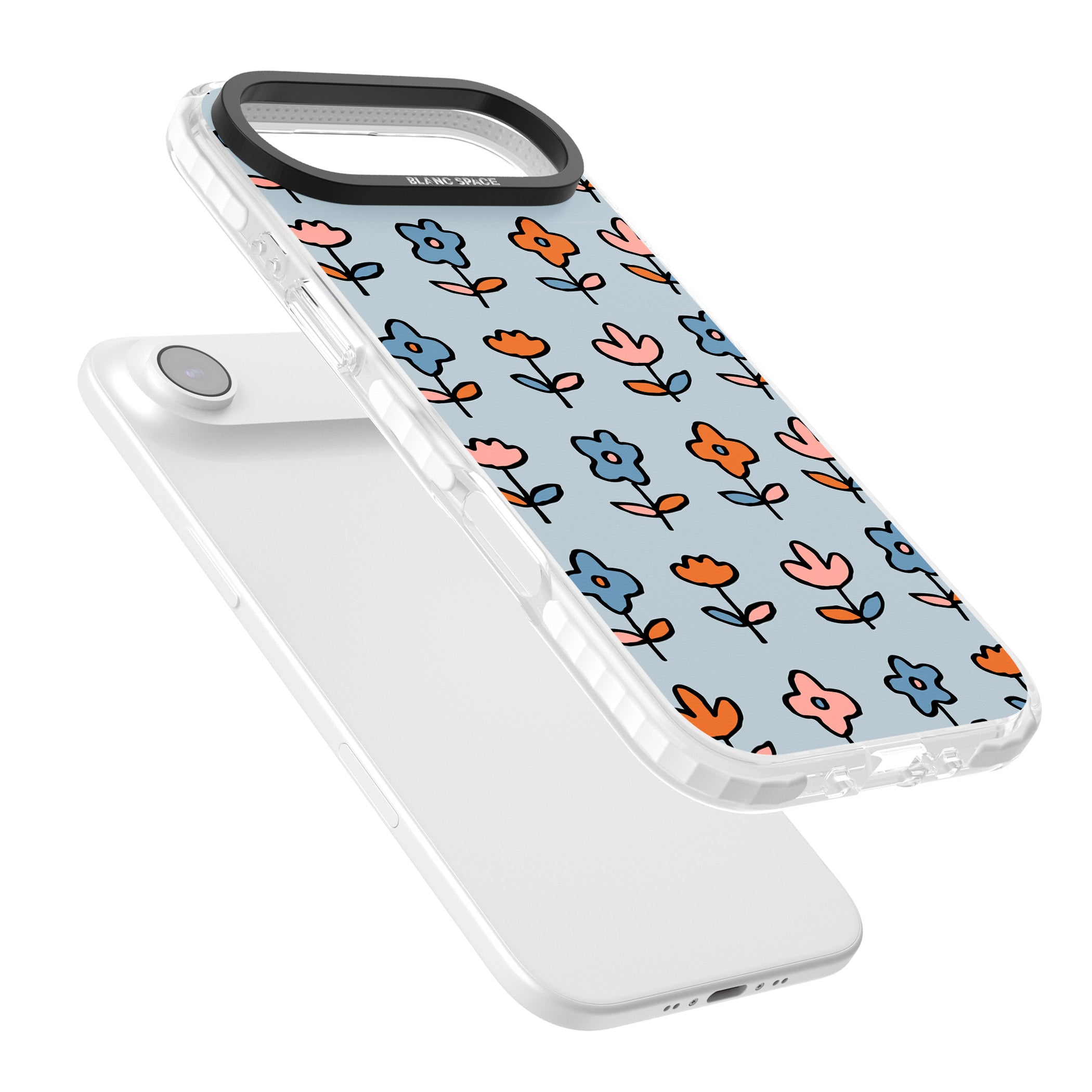 Vintage Floral Array iPhone 17 Air Impact Pro Clear Phone Case Colours