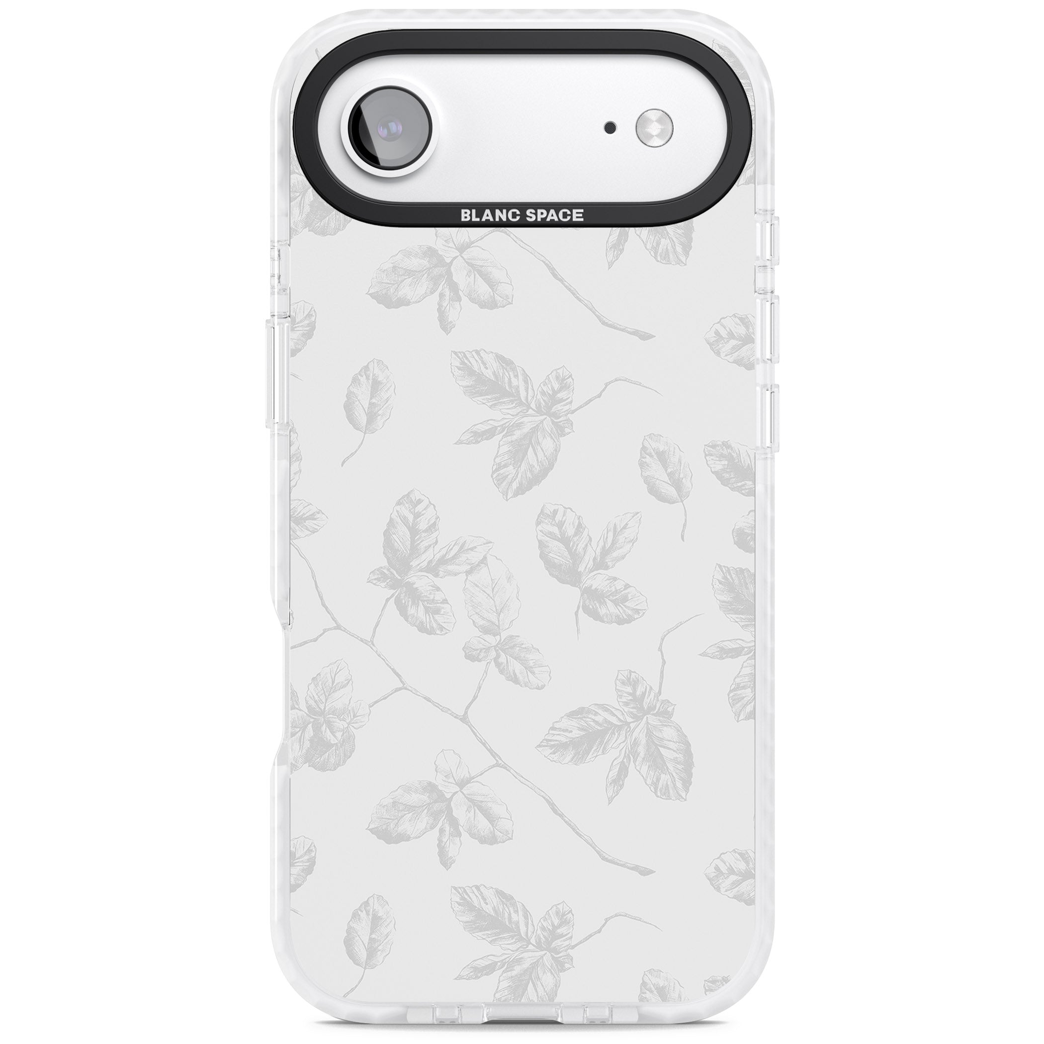 Grey Vine Botanical iPhone 17 Air Impact Pro Clear Phone Case