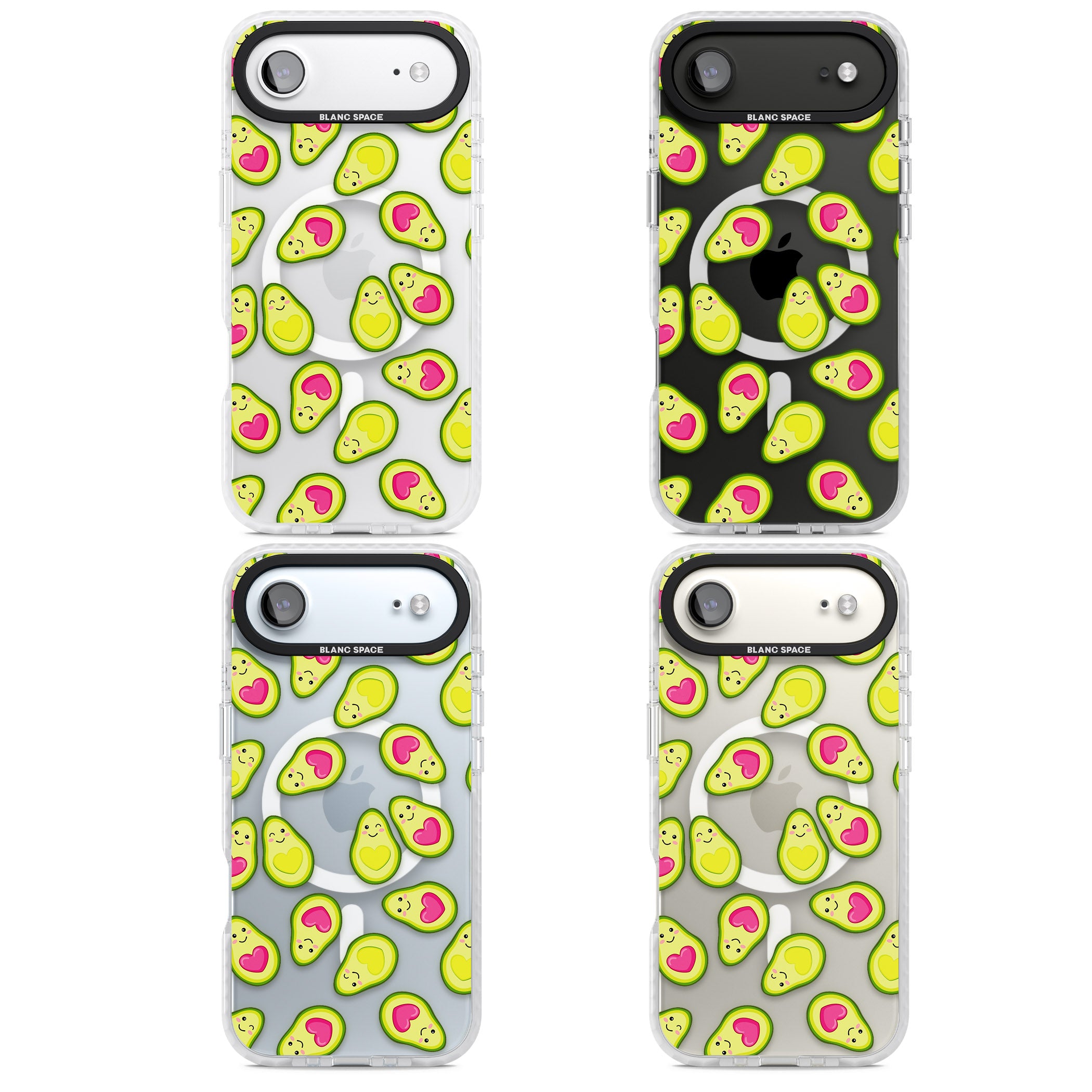 Avocado Love iPhone 17 Air Impact Pro Clear Phone Case APT Impact Protection